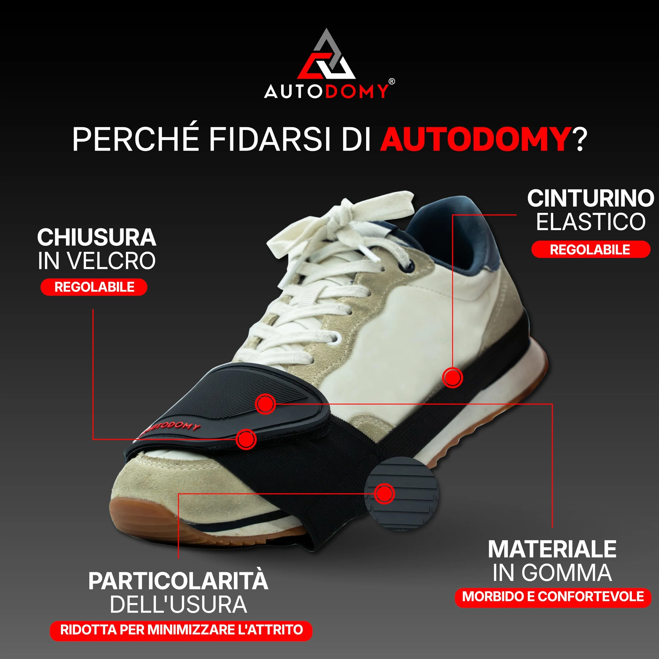 Protezione Scarpe Moto Leva Cambio Copriscarpe Antiscivolo Quad ATV V1