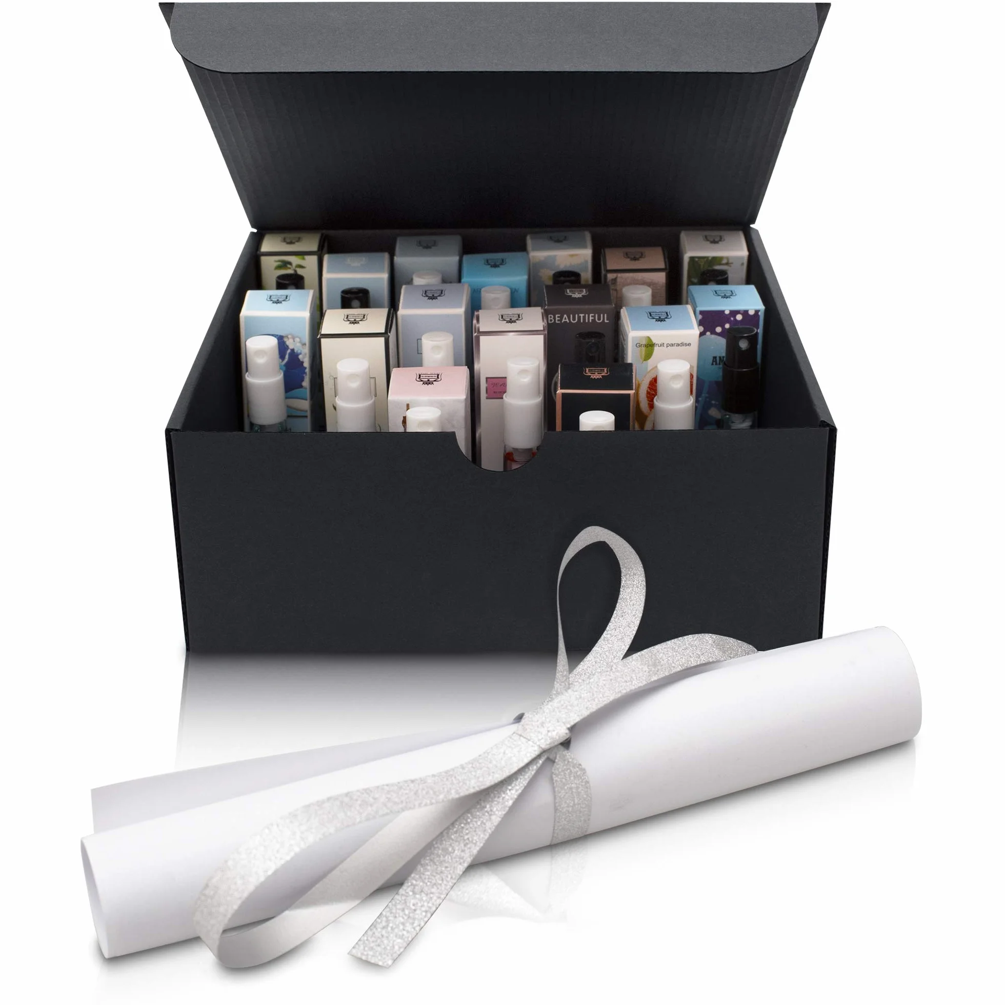 Sevara Set di profumi con 16 fragranze esotiche da 3 ml, ideale come regalo di San Valentino per fidanzata, moglie, idea regalo per la mamma