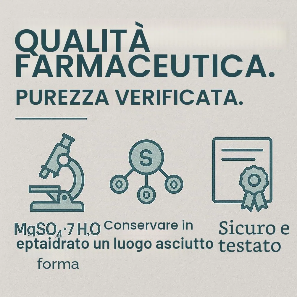 GiDeli Epsom - Sale da bagno da 5 kg di solfato di magnesio di grado farmaceutico in un secchio, 100% puro sale naturale, pediluvio, cura della pelle, bagno di relax (5000 g)