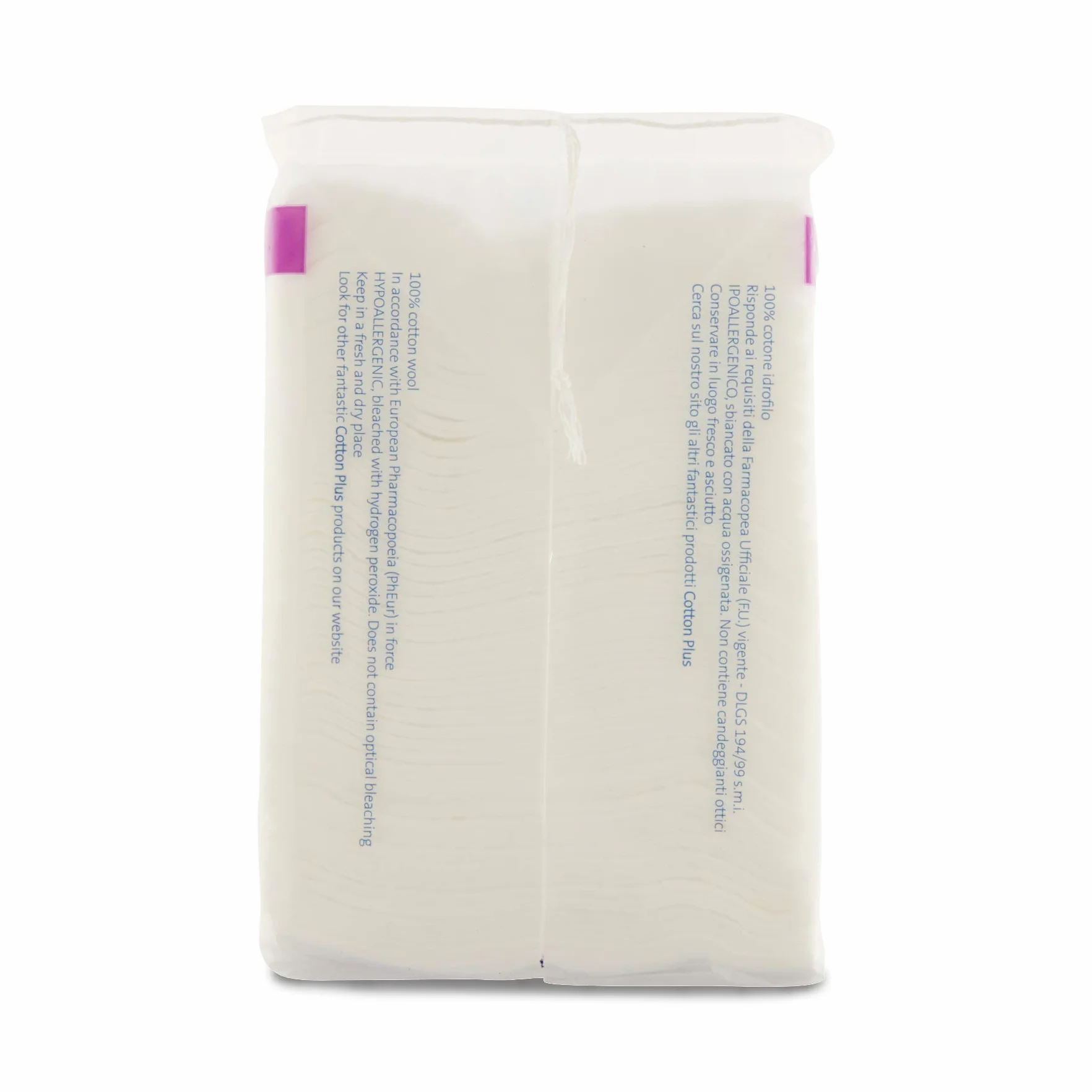 LINEA BEAUTY Cotton Plus Super Maxi Dischetti Struccanti XL 100% Puro Cotone, 50 pz.