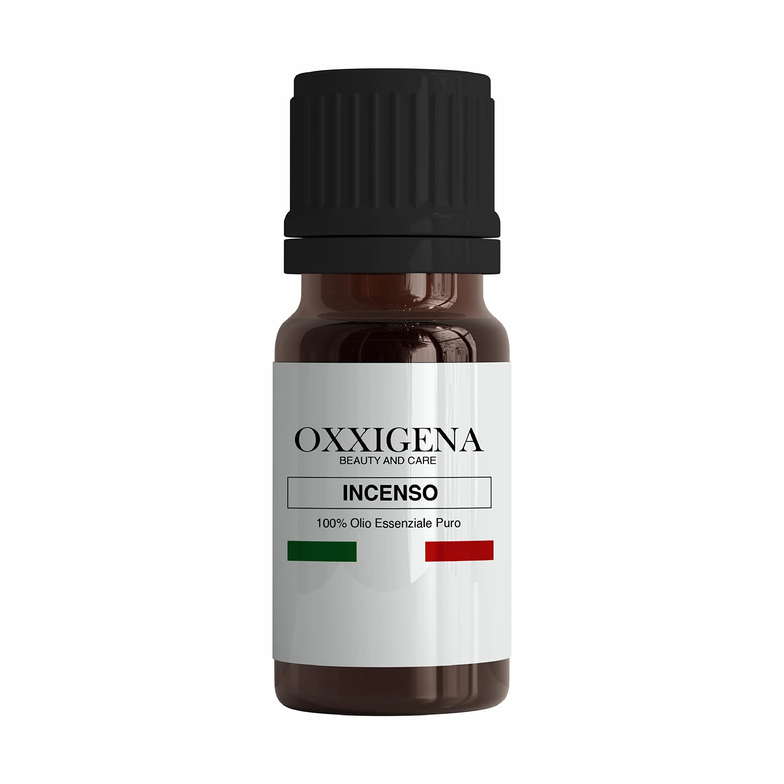 Oxxigena - Olio Essenziale di Incenso - 10 ml - Made in Italy - Puro al 100%, Naturale, Vegano, Senza OGM - Ideale per Aroma Terapia, Miscele da Massaggio
