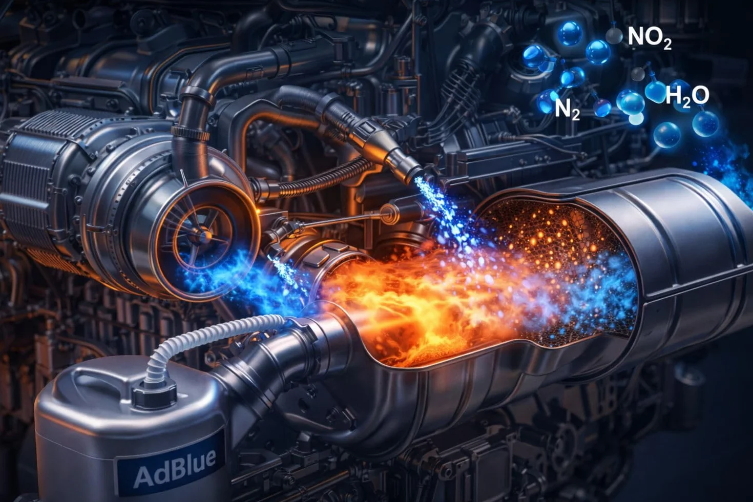 GROUPOIL Adblue 10L additivo gas di scarico per motori diesel conforme ISO 22241 SCR
