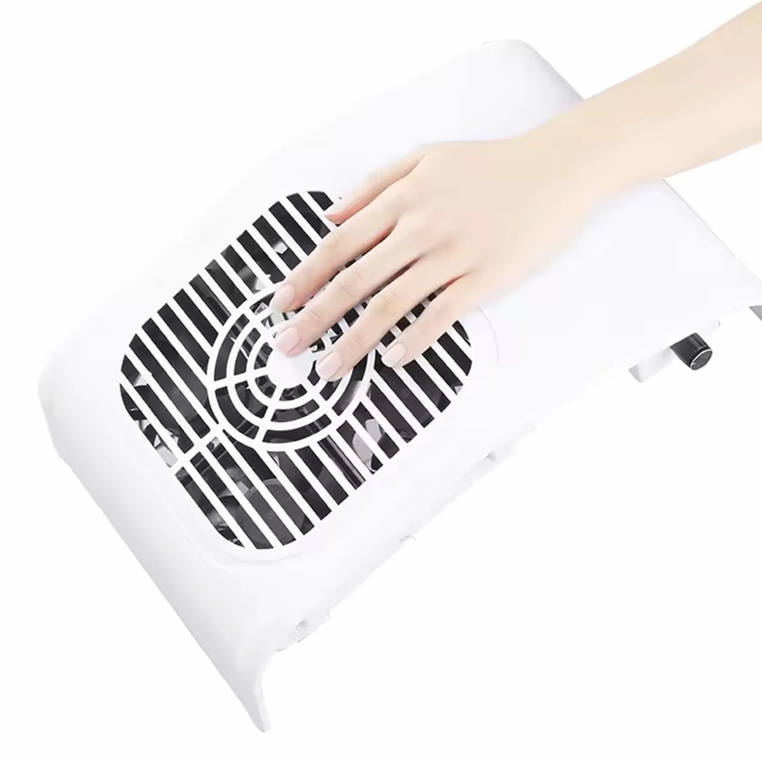 Voltix Aspiratore Unghie Professionale 80W con 4 Ventole e Velocità Regolabile, Aspirapolvere per Unghie Manicure e Pedicure, Macchina Aspiratore Potente e Silenziosa per Salone e Uso Domestico
