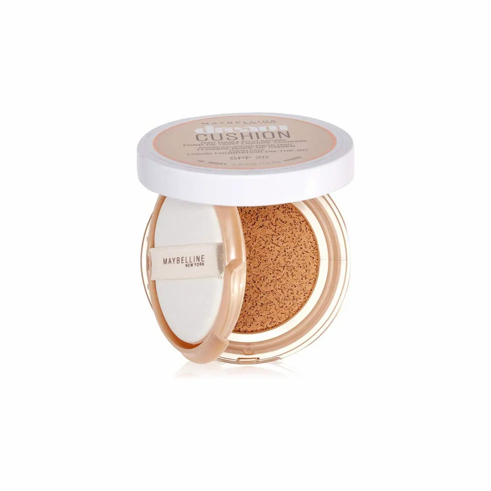 Maybelline New York Fondotinta dream cushion 21 beige dore, Set di 3