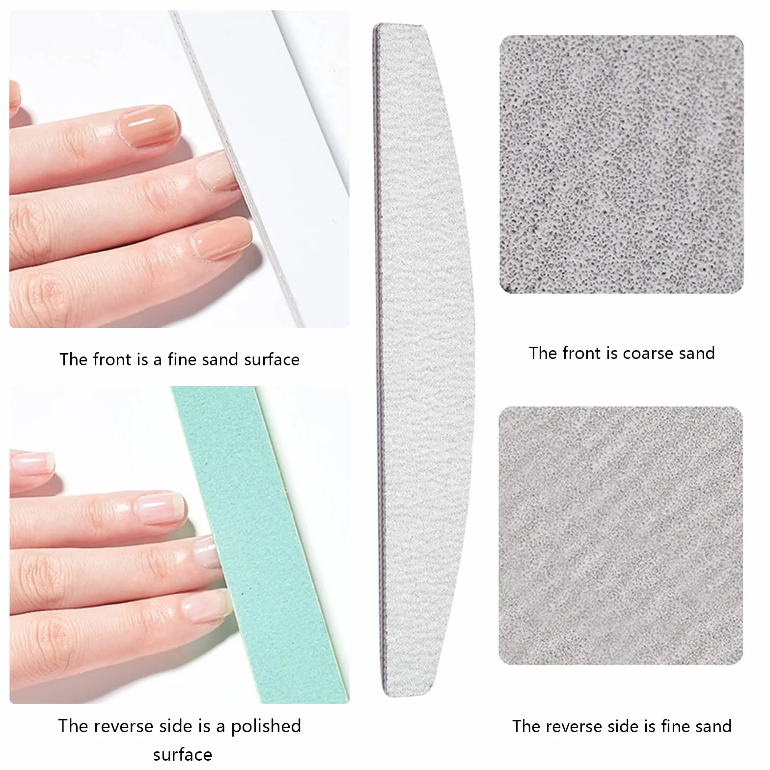 Lime, Buffer, e Tronchesino professionali per unghie, Spingi Cuticole Raschietto, Spazzola, Set per manicure e pedicure, adatto casa e salone