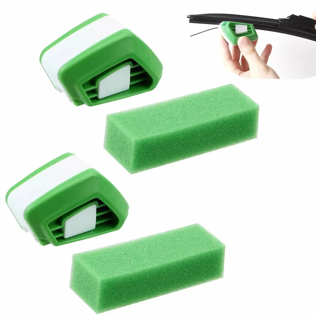 YUZNA Affilatore per Tergicristalli Confezione da 2, Kit di Riparazione con Tampone di Gomma