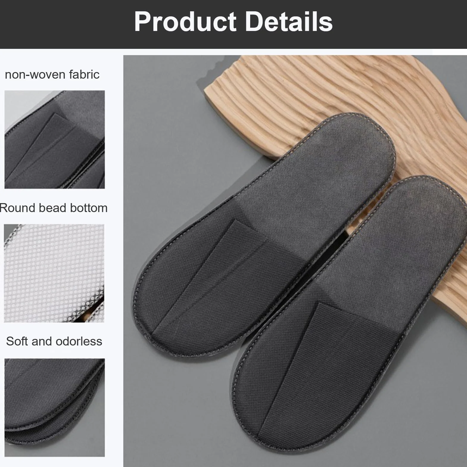 Pantofole Usa e Getta Antiscivolo, 4 Paia Ciabattine in Pile Corallo, Pantofole Hotel, Ciabatte Ospiti, Comfort Chiuse, Portatili e Antiscivolo - Per Hotel, Spa, Casa e Viaggi