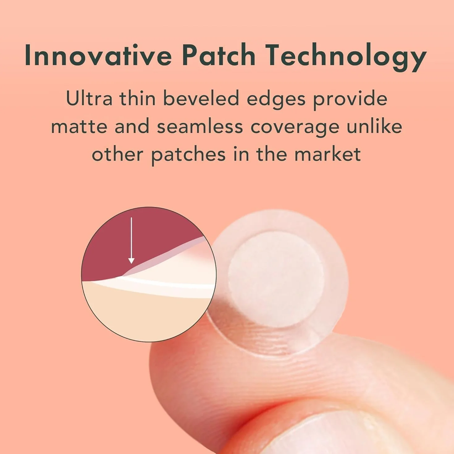 Rael Miracle Invisibili Patch Brufoli - Idrocolloide Pimple Patches, Cerotti Brufoli Viso, Anti Acne, 2 Taglie, Vegano, Cruelty Free (96 Pezzi)