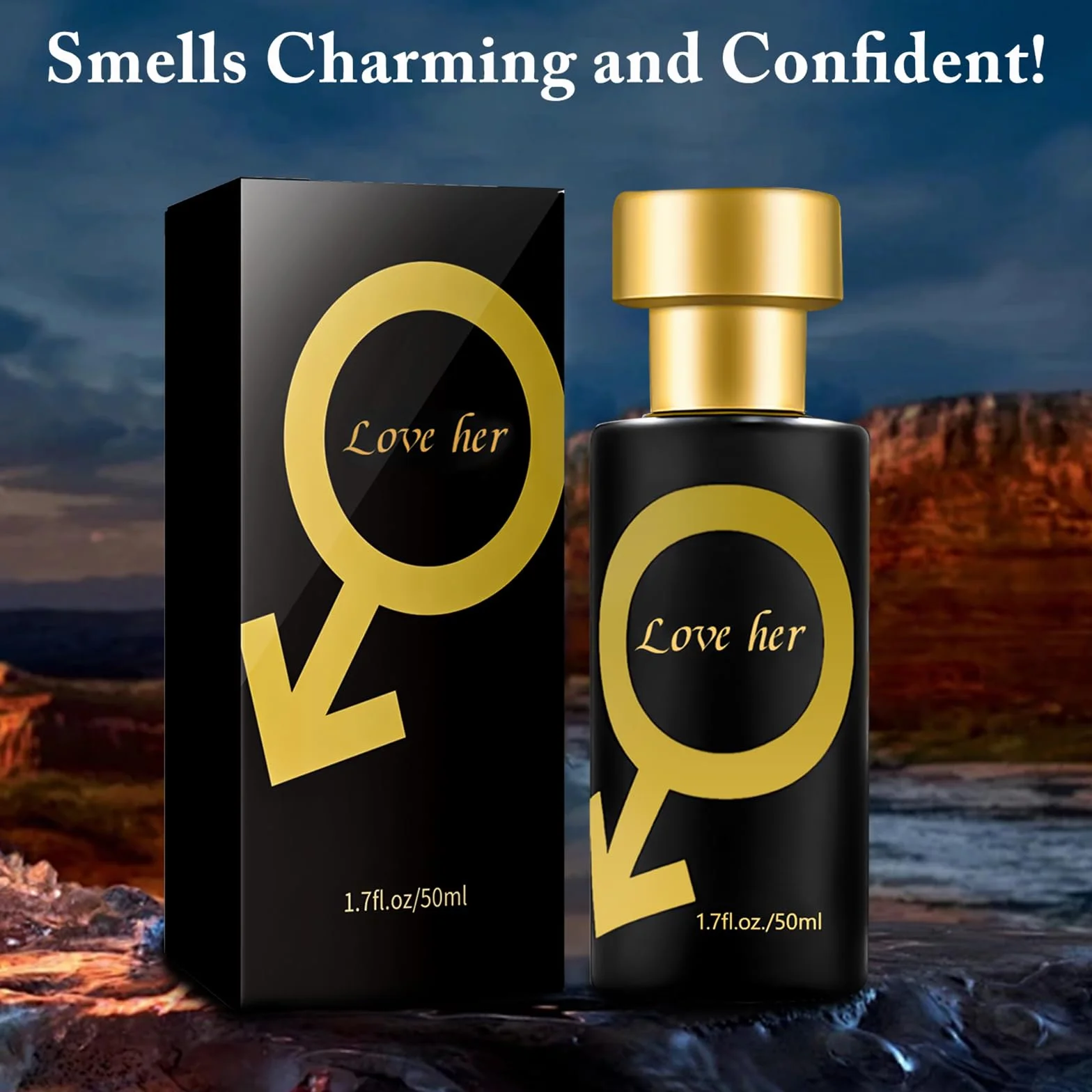 Pheromone - Profumo da uomo, 50 ml, profumo da uomo, profumo di feromone, profumo con feromoni