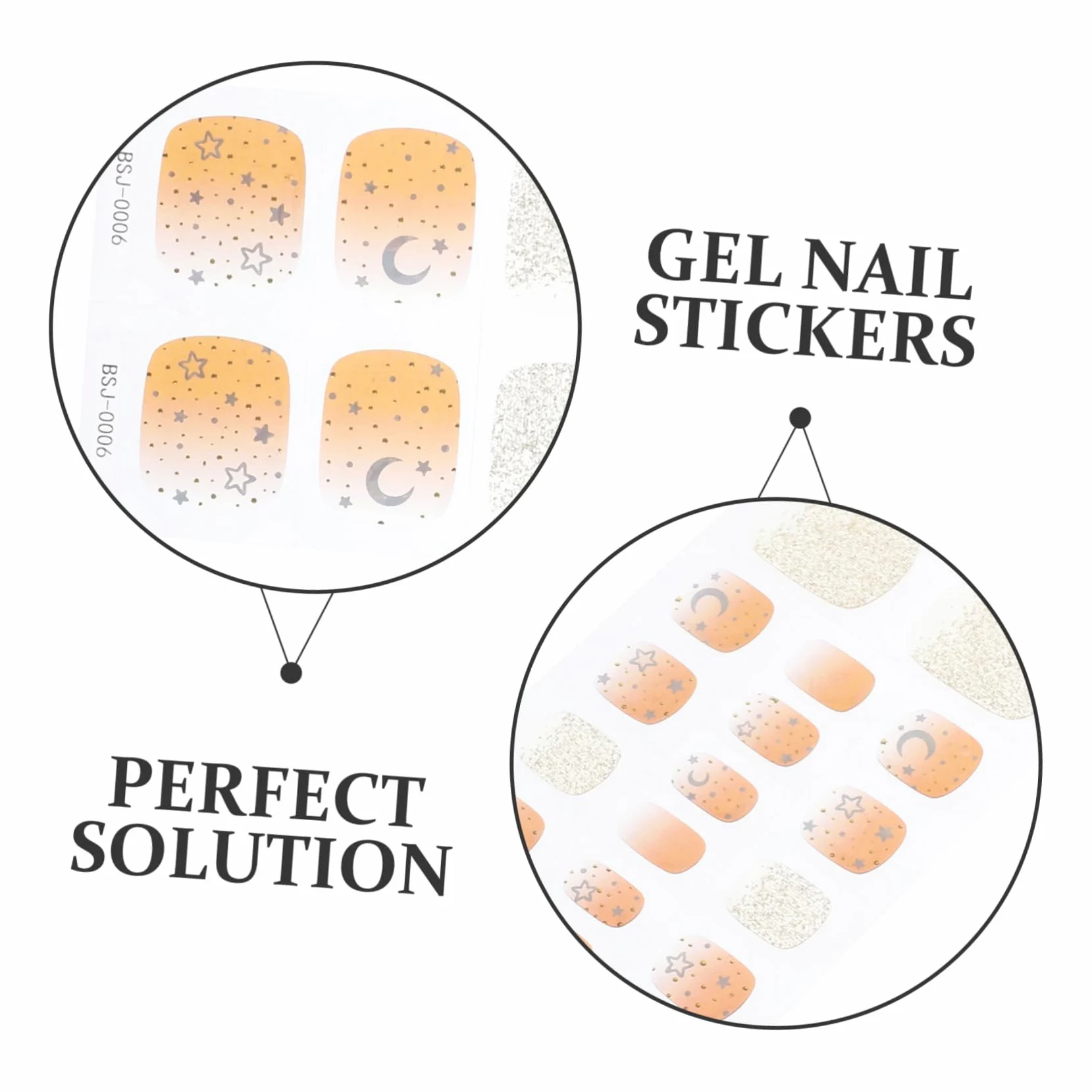 Didiseaon 5 Set Adesivi Per Unghie in Gel Attaccare Le Strisce Di Smalto Per Unghie Adesivi Per ie Adesive in Gel Smalto Per Strisce Per ie e ie