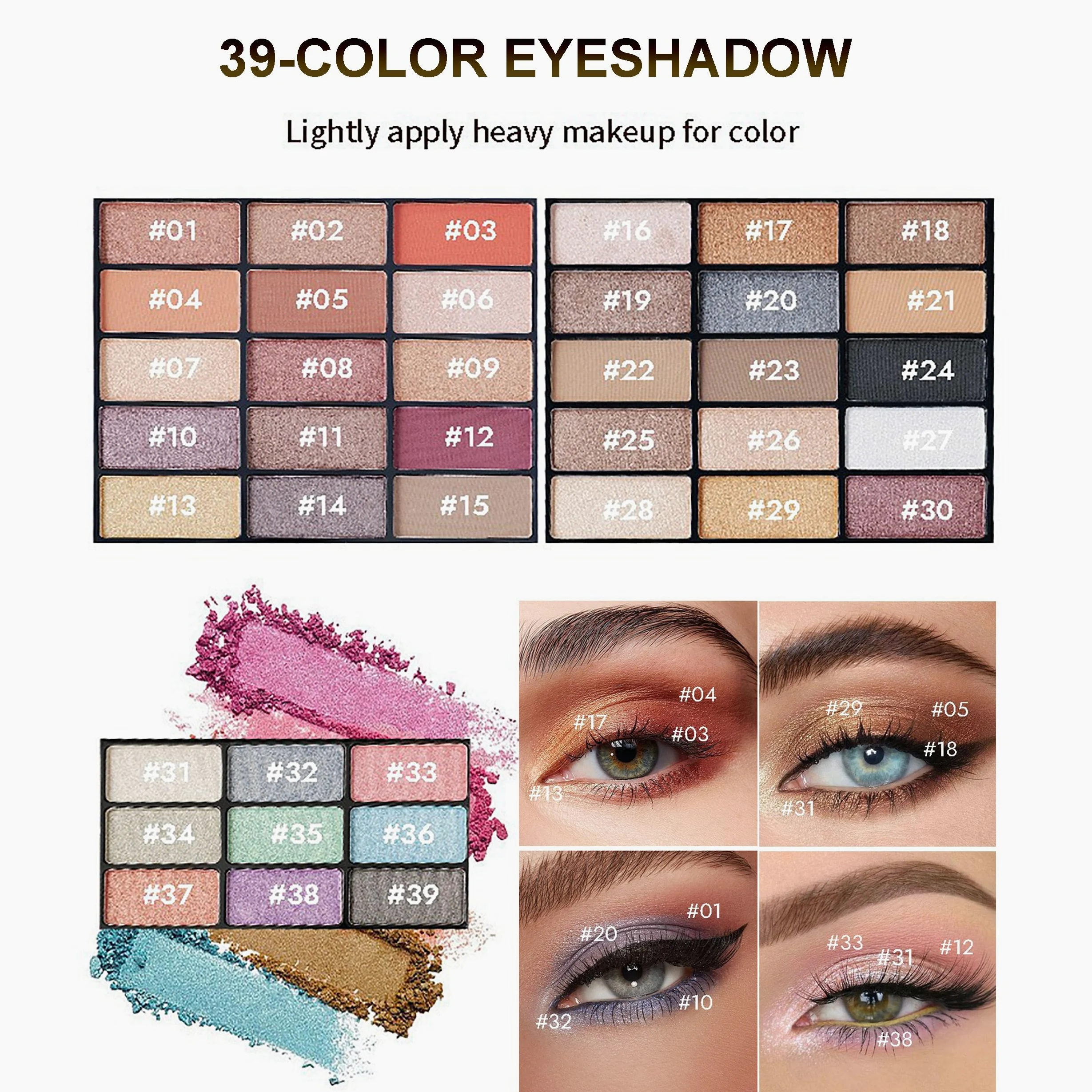 Trousse Trucchi Donna - Make Up Set - Set Trucchi Donna Include Palette Di Ombretti Rossetto Fard Concealer Cipria Eyeliner Mascara