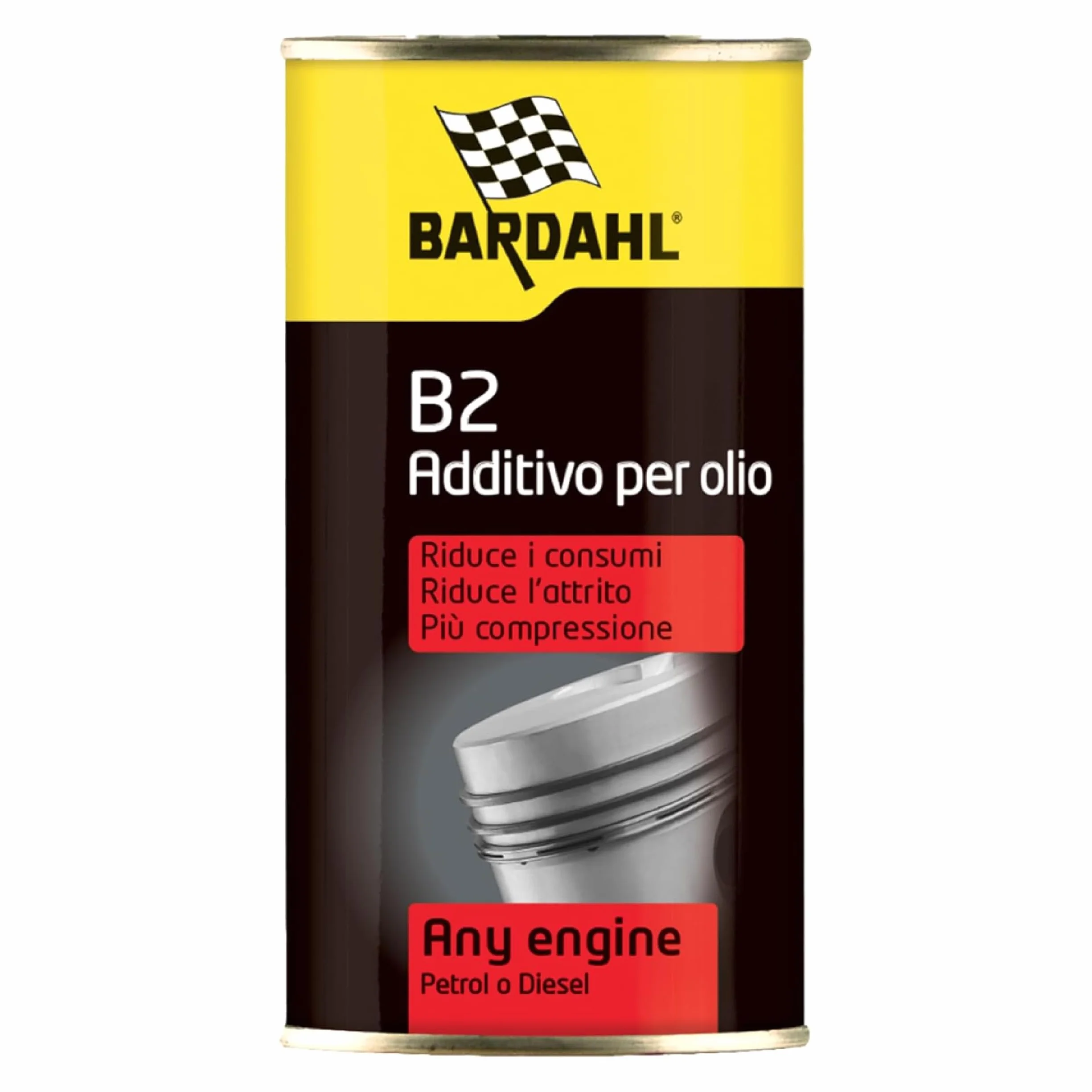 Bardahl Additivo Olio B2 300ml per Motori Benzina e Diesel