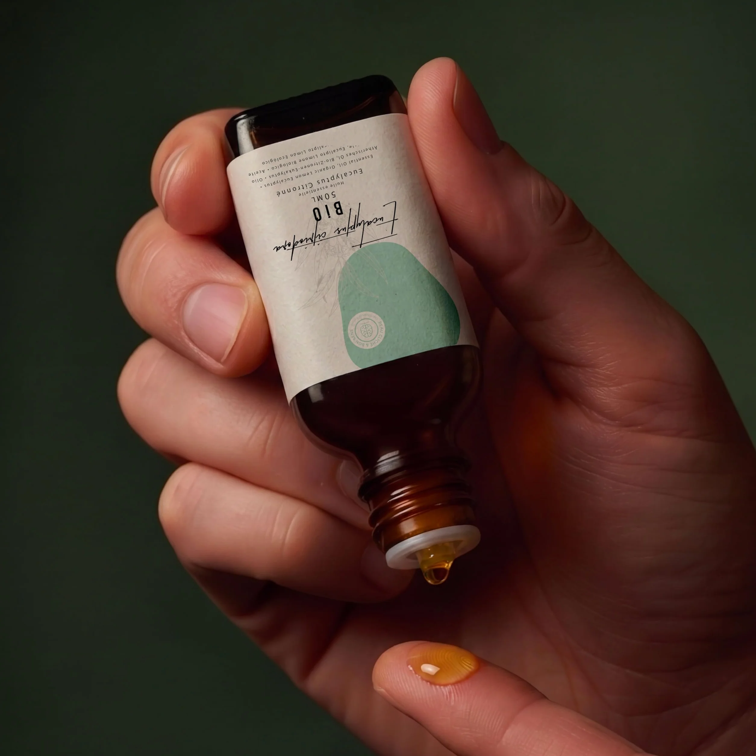 Olio Essenziale Eucalipto Limone BIO 50ml - 100% Puro Naturale per Diffusore Aromaterapia
