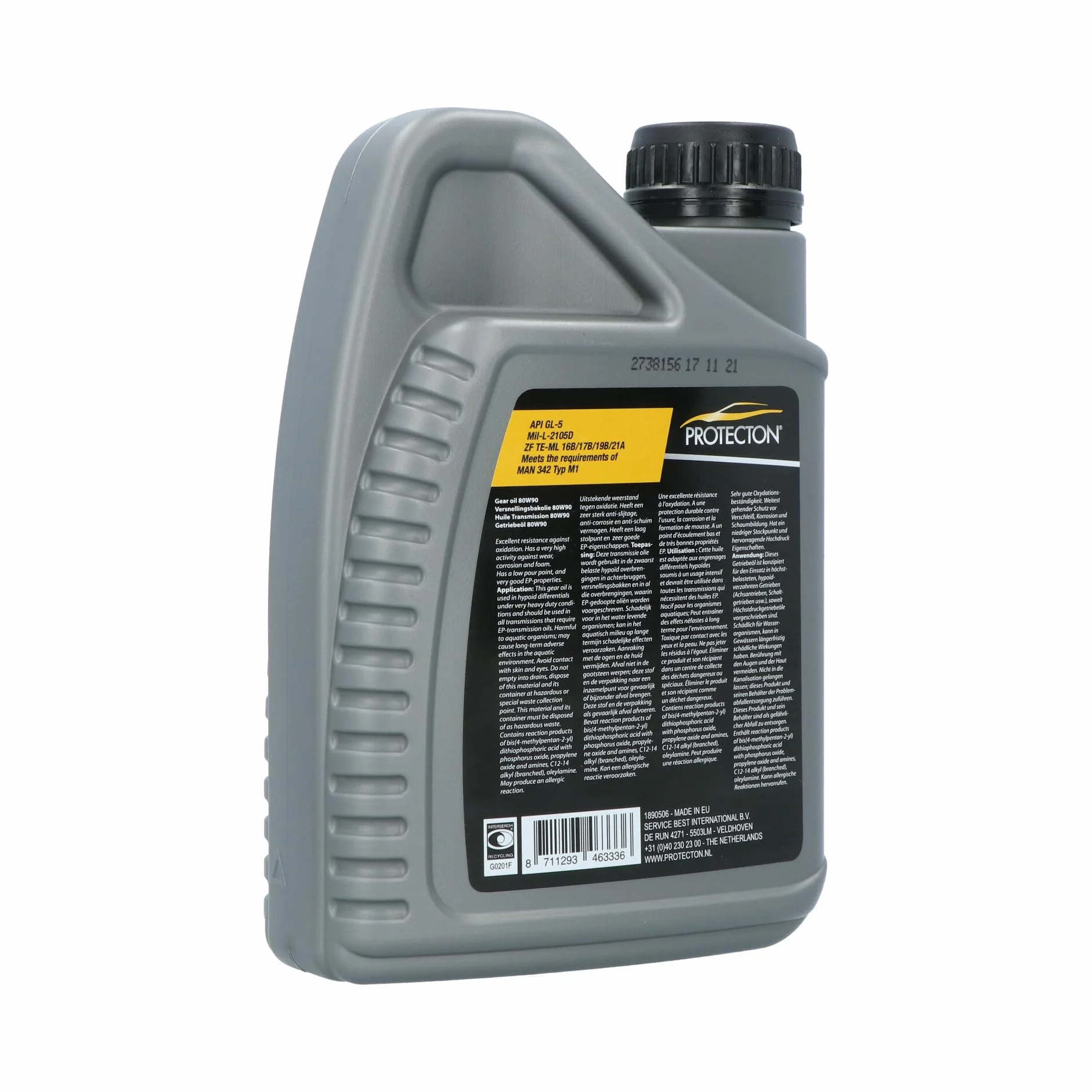 Protecton Getriebeöl 80W90 1 L