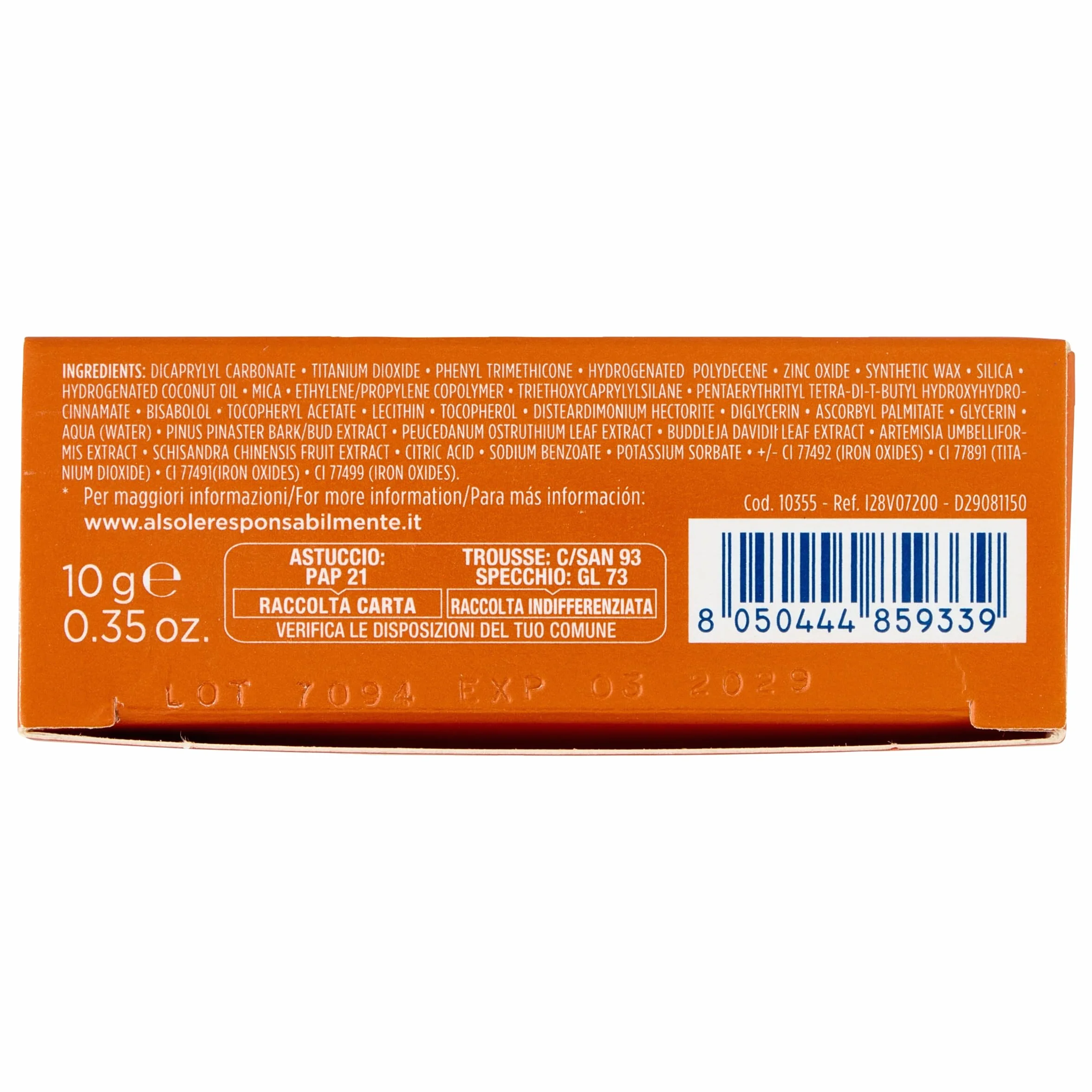 Rilastil Sun System Base Compatta SPF 50+ Corregge Imperfezioni Unifica Tono Resistente Acqua