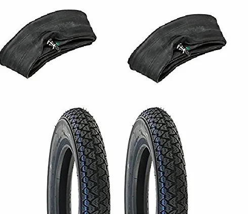 Vee Rubber Coppia Gomme Pneumatici 3.50 x 10 Piaggio Vespa Ape Px Cosa T5