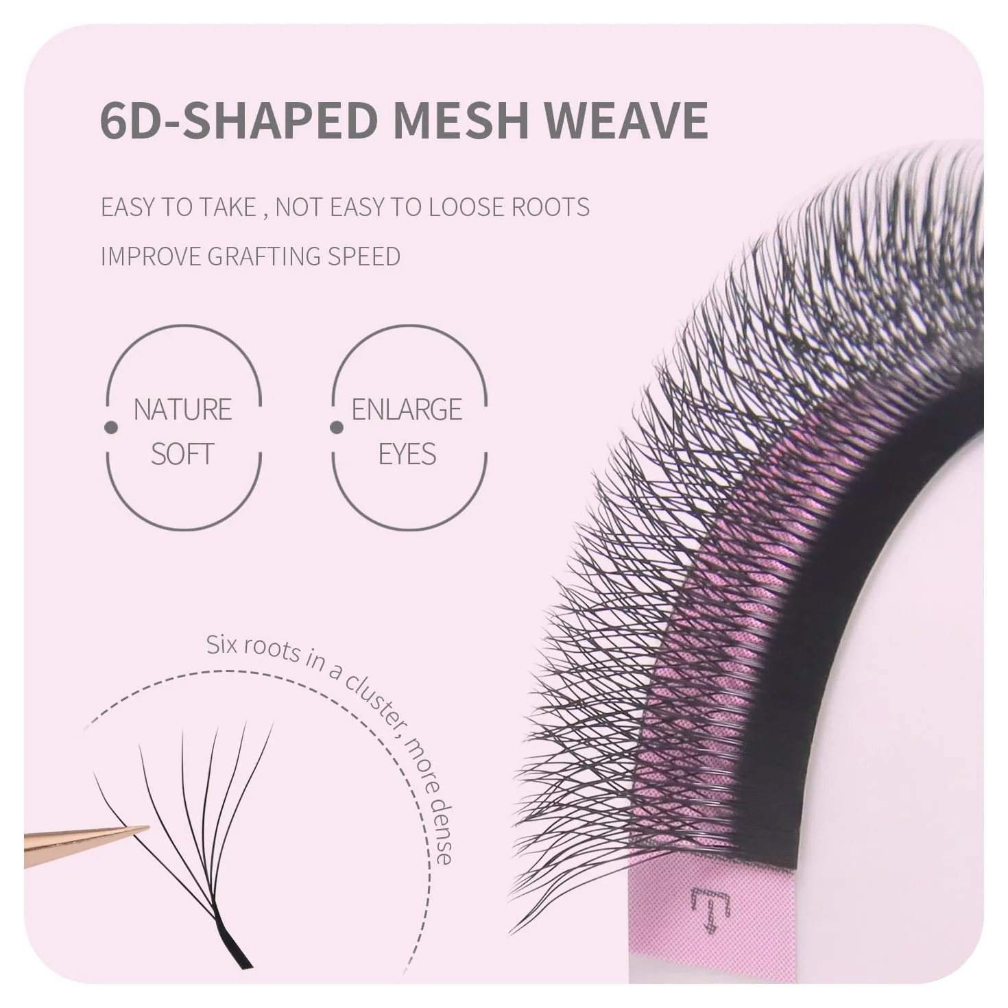 6D W Extension Ciglia 0.07 C 8-15mm Premade Fan Lash Russian Volume Eyelash Extension
