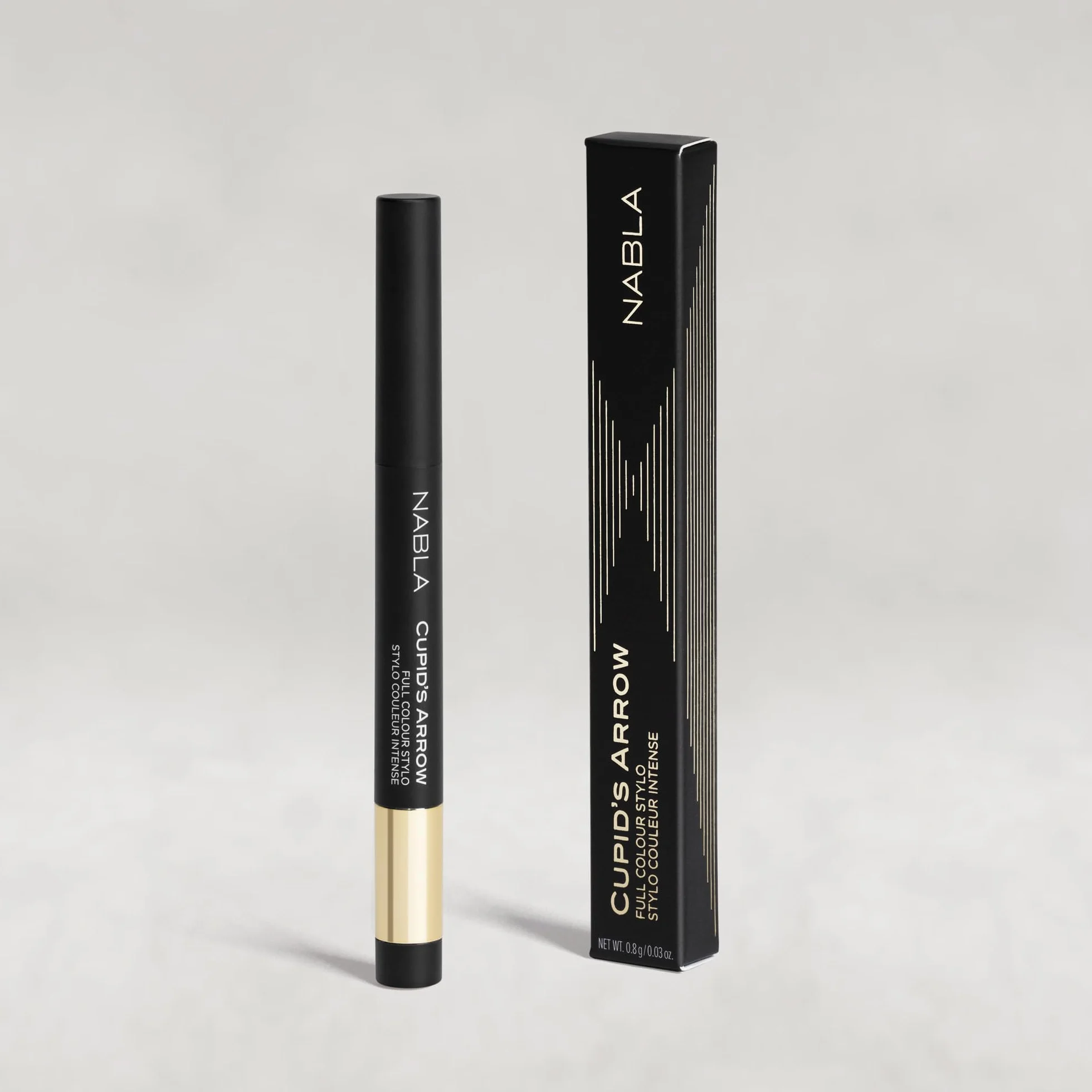 NABLA Cupid's Arrow Longwear Stylo Black Matita Stylo Alta Pigmentazione Liner Multiuso
