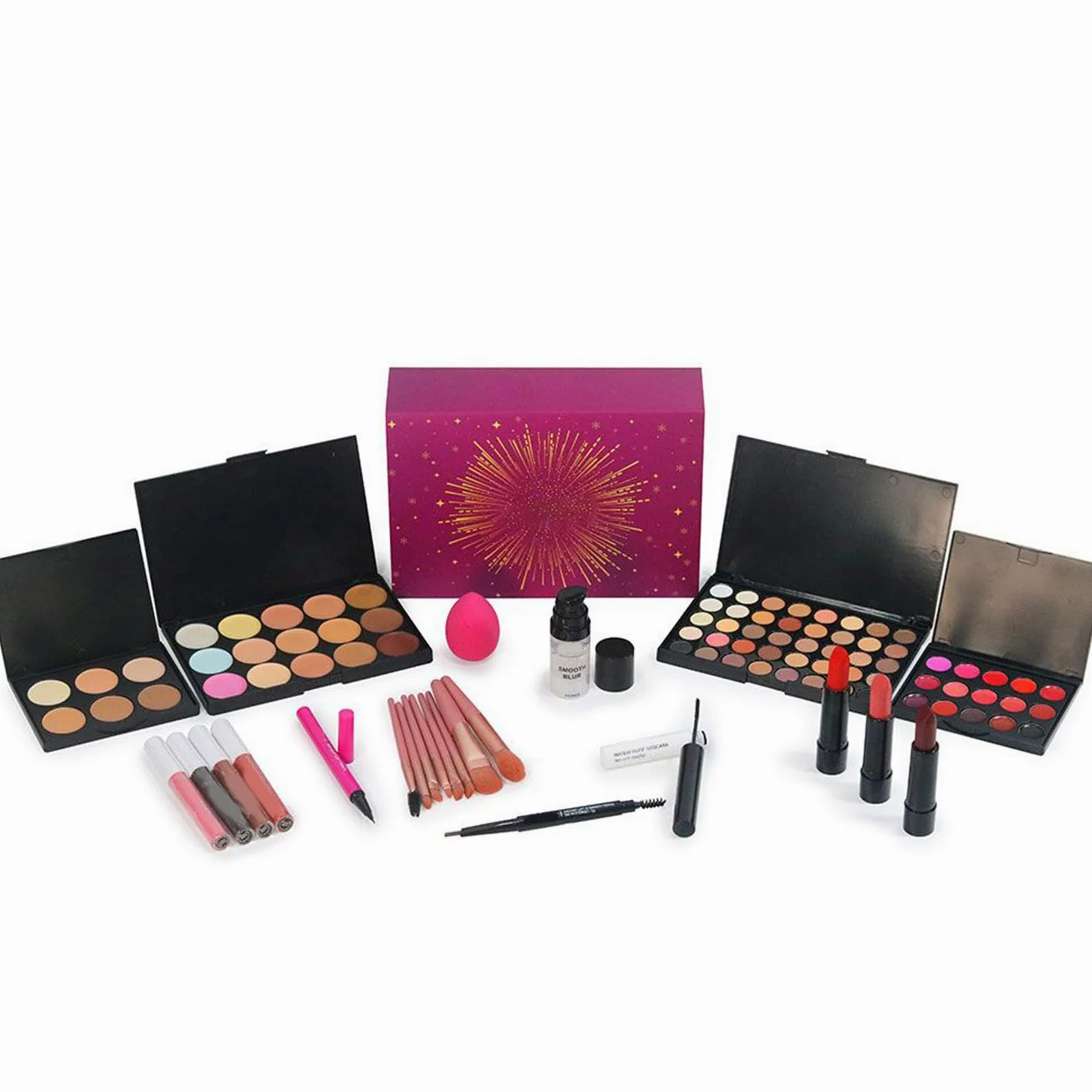 Set Di Trucco | Bellezza Palette di Ombretti Rossetto Pennello | Kit Completo Con Palette Di Ombretti - Per Ragazze Adolescenti Principianti Compleanno Natale Moglie Festa Della Mamma Casa S