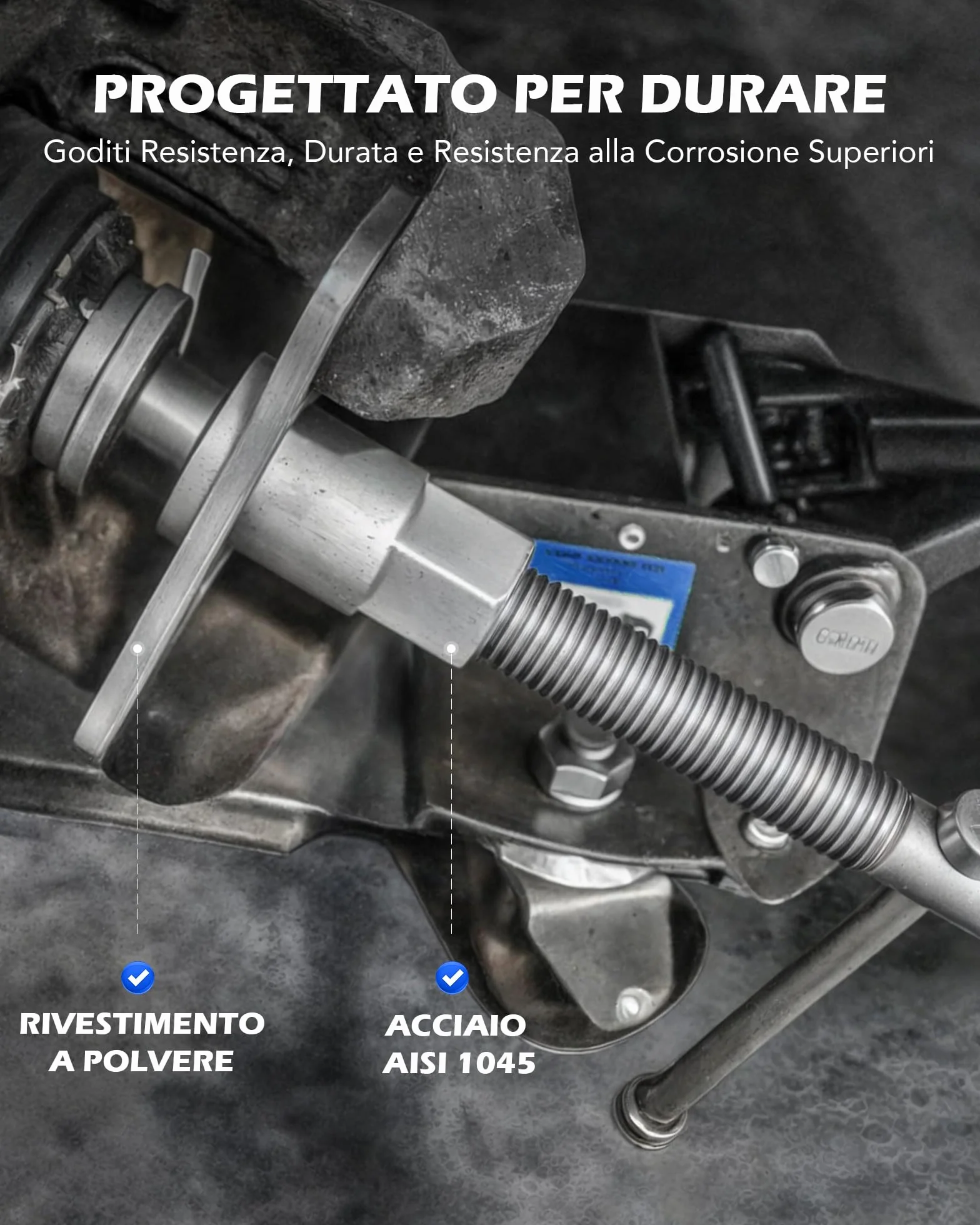 Orion Motor Tech Set di Arretratore Pistoncini Freni e Ripristino Pistone del Freno, Pinza Freno a Disco Universale 24 Pezzi con Custodia