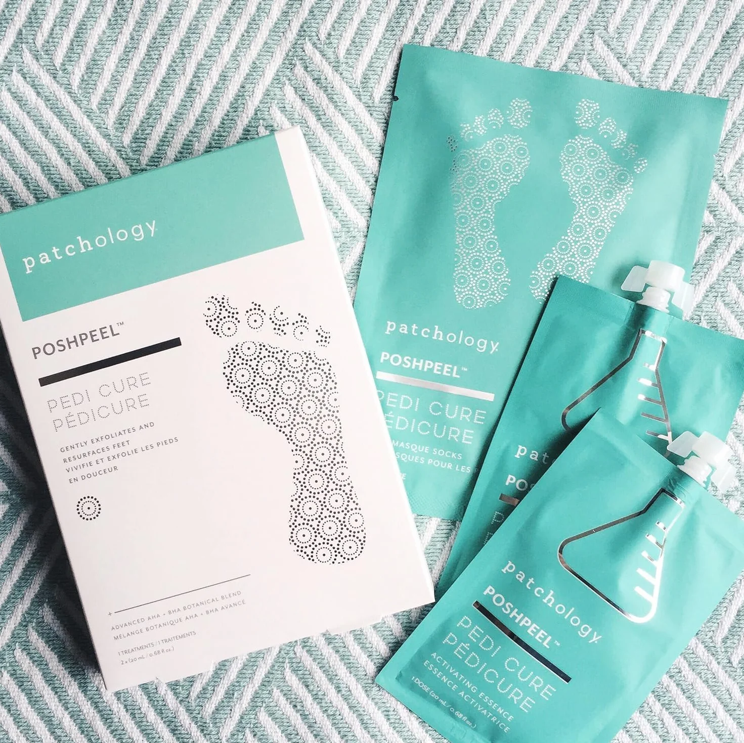 patchology POSHPEEL Trattamento per pedicure, confezione da 1 pezzo