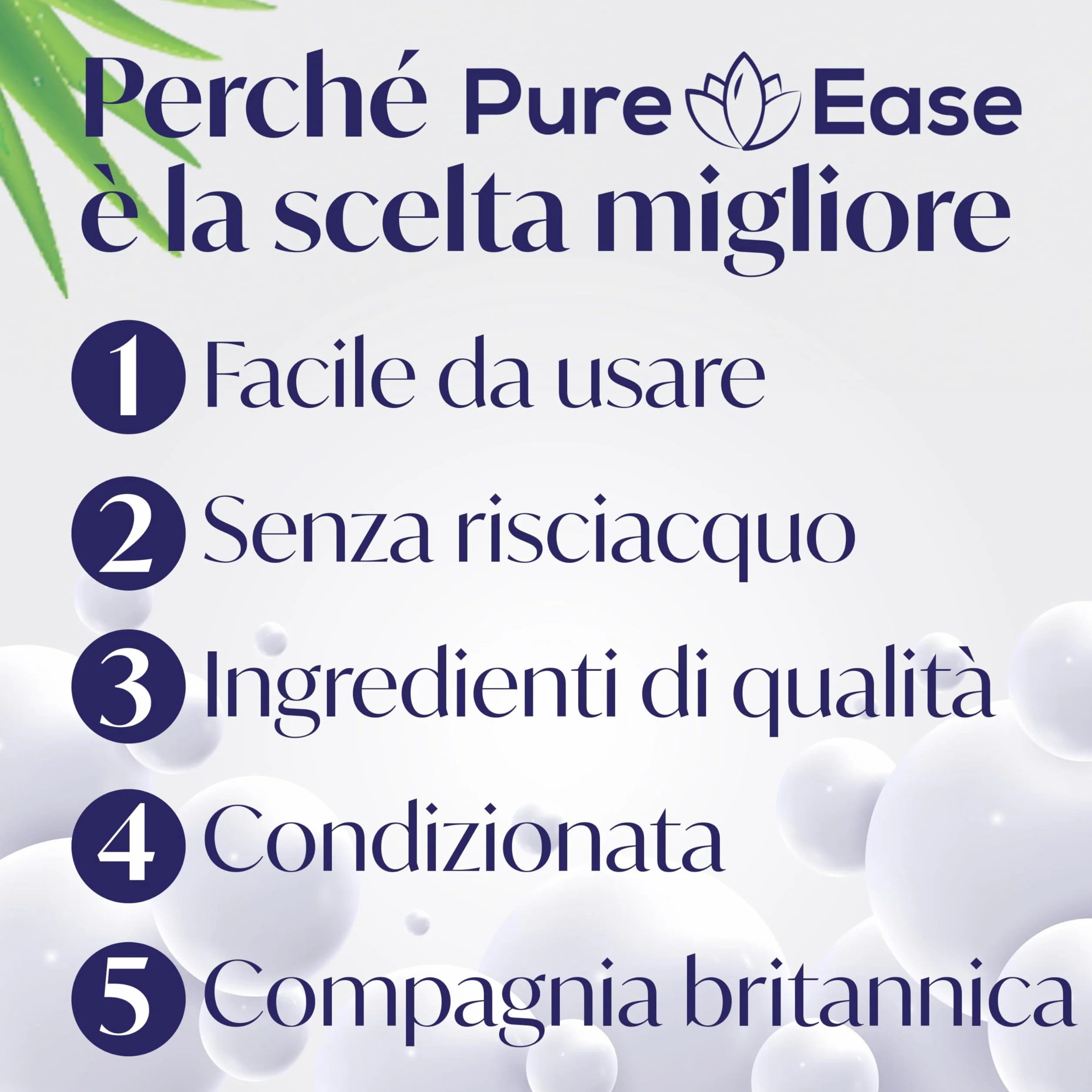 Pure Ease Cuffia Shampoo per Allettati - Lavaggio Capelli per Disabili con Salviette Capelli, Ideale per Anziani e Persone Allettate, Formula Delicata, Perfetta per Strutture Sanitarie (Pack of 5)