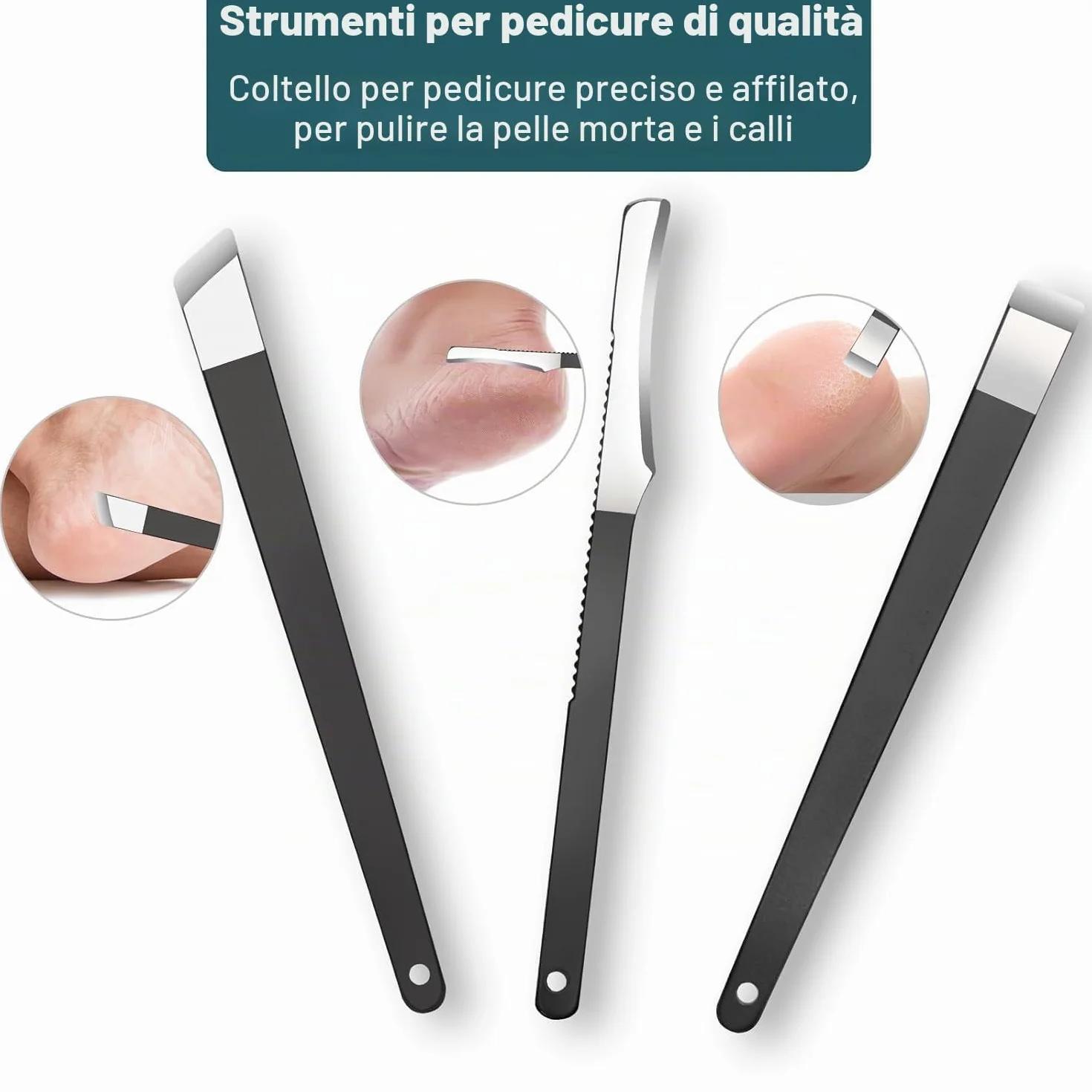 Set Manicure Professionale 18 Pezzi Kit Pedicure con Borsa da Viaggio