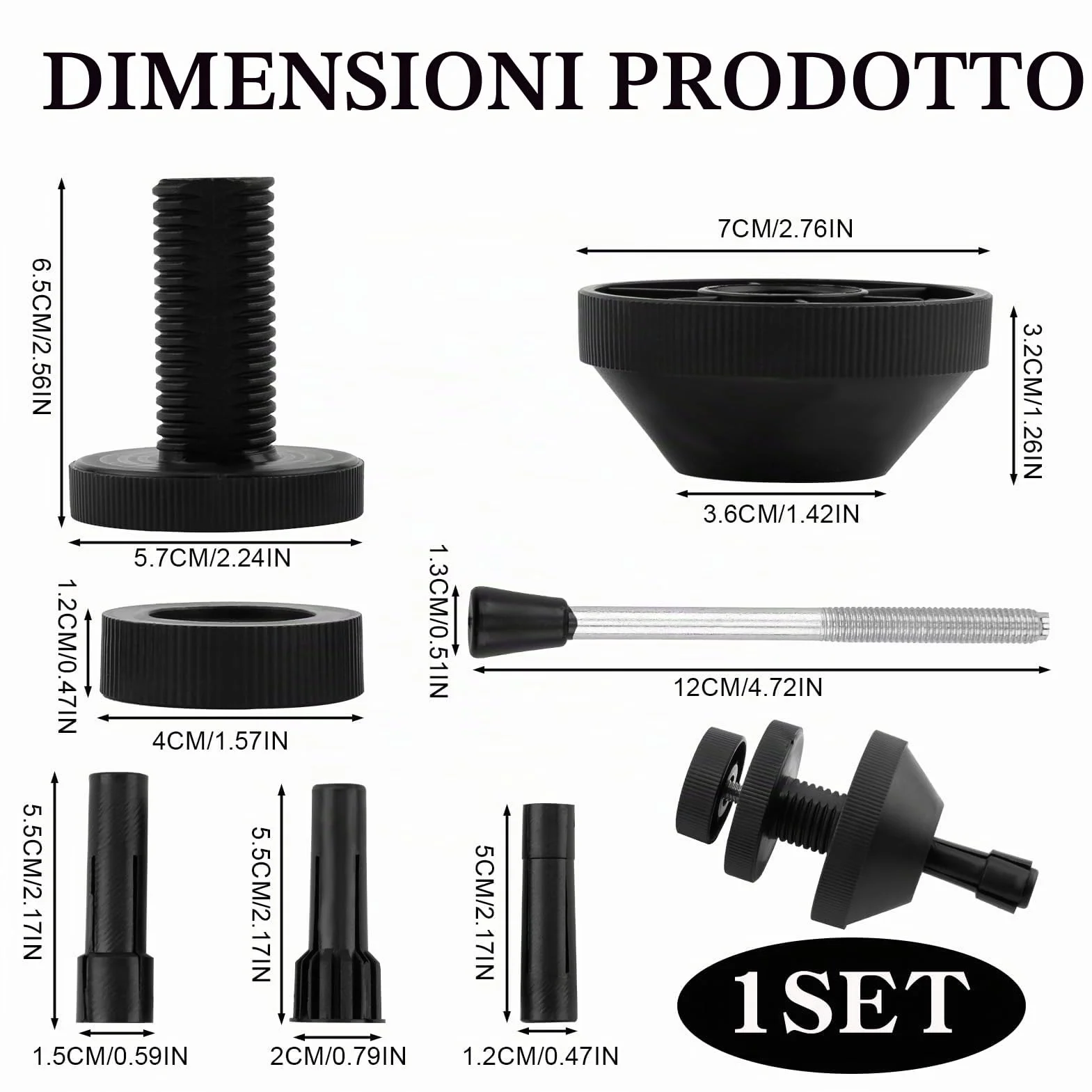 Strumento di Allineamento della Frizione Universale per Auto, Kit Centraggio Disco Frizione