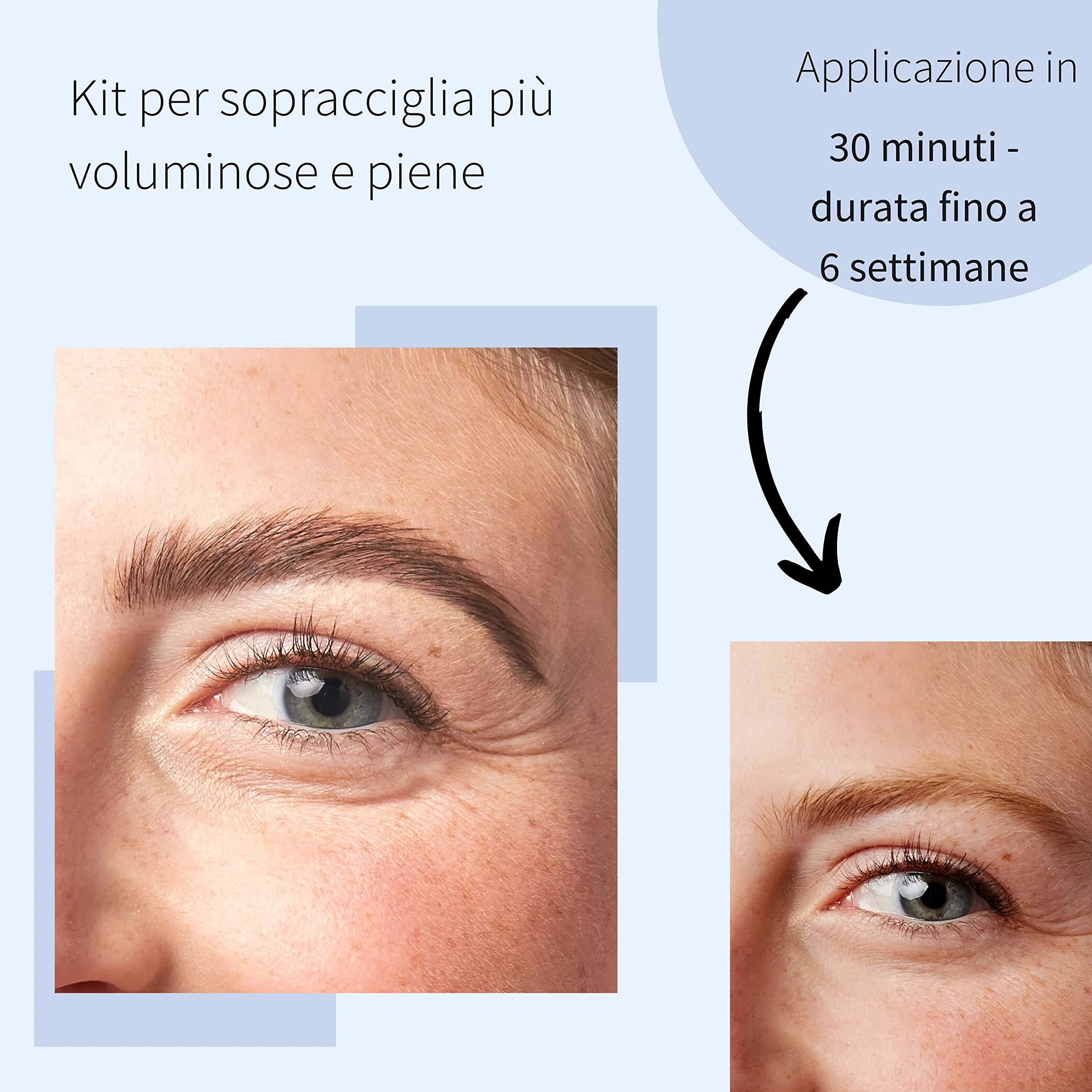fleeky laminazione sopracciglia kit completo - Brow lift set fai da te per sopracciglia perfette, regalo perfetto per serata tra ragazze, festa della mamma o come regalo per la ragazza (Maxi)