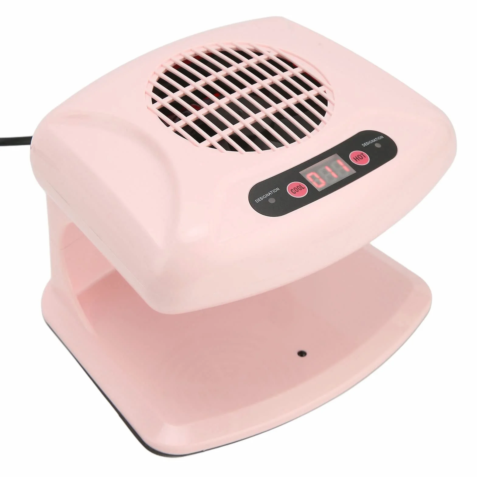 Asciugatore Automatico per Unghie 300 W con Sensore a Infrarossi, Tempo Predefinito 999 S, Doppio Ventilatore Ad Aria Calda e Fredda per Asciugare Smalto Gel Portatile con