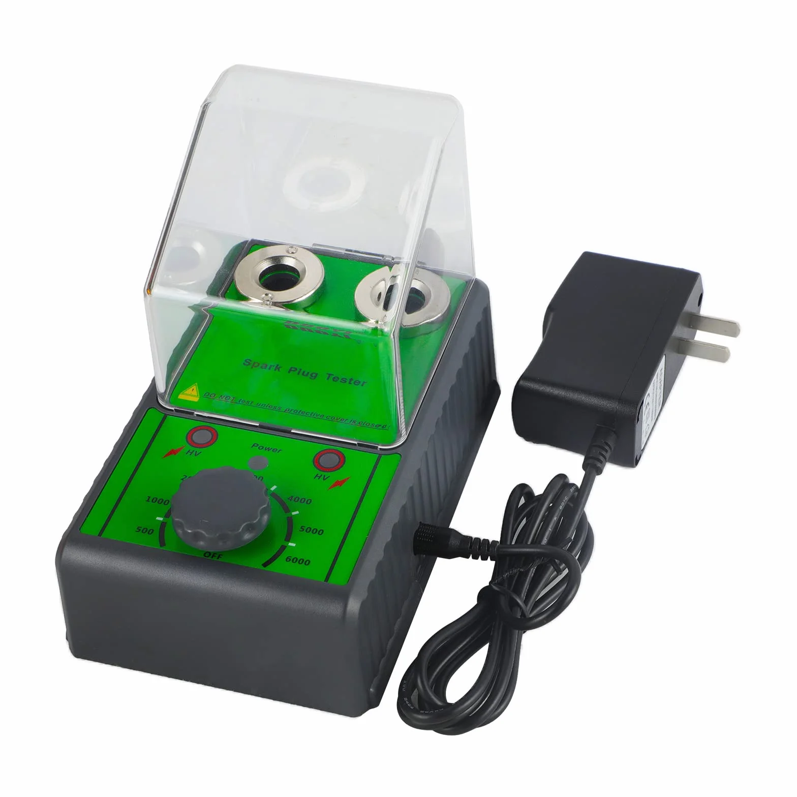 Tester per Candele Auto 220V 12V Analizzatore di Candele con Presa a Doppio Foro Regolabile