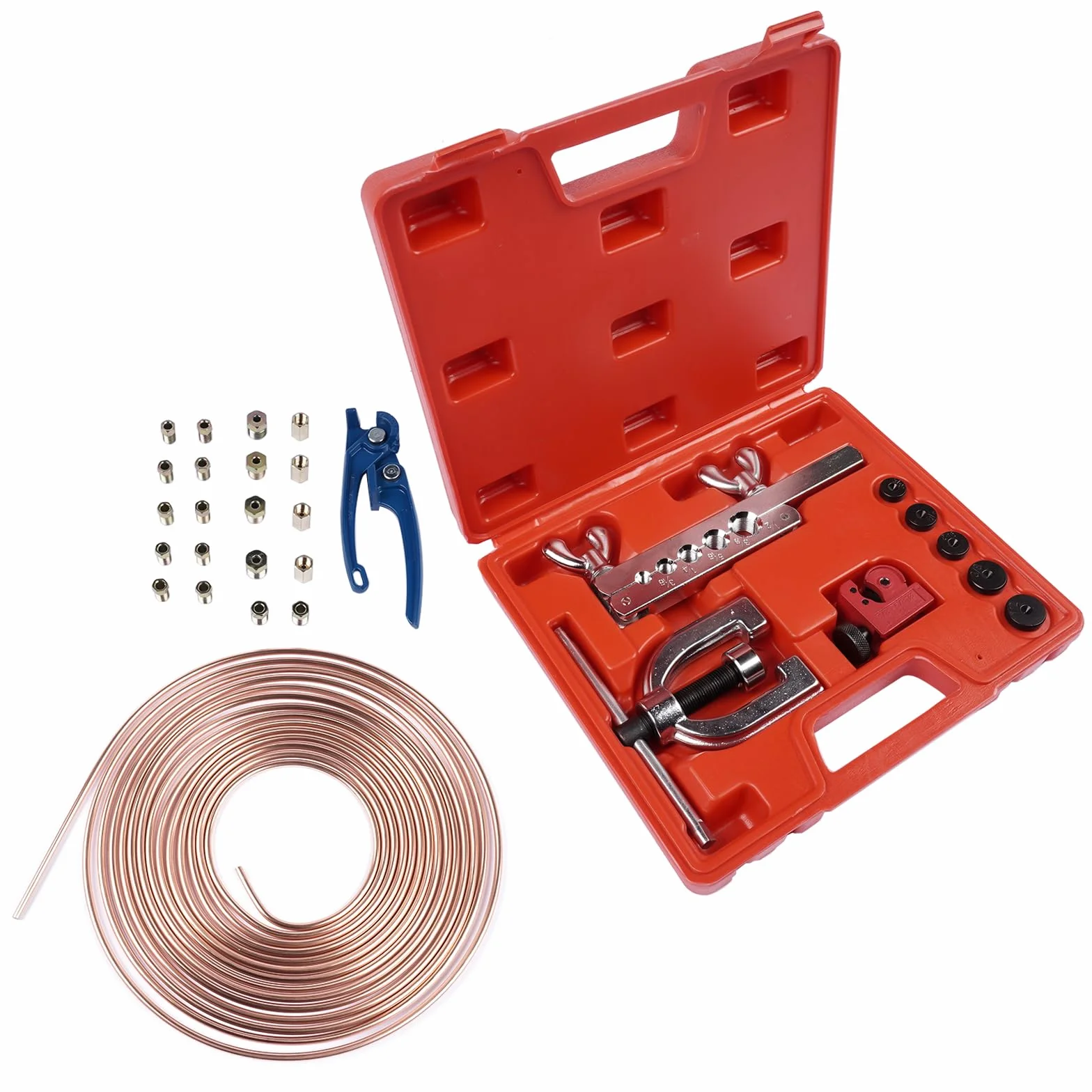 Tubo del Freno Set di Attrezzi per Espansione Tubazioni Freno 7,62 m Ø 4,75 mm 16+4 Connettori