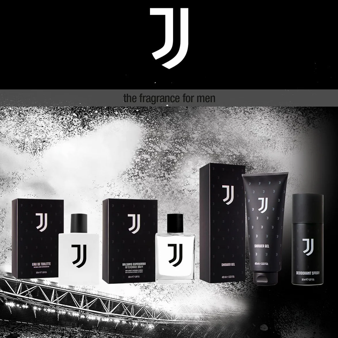JUVENTUS | Confezione Regalo, Profumo Uomo da 50ml + Deodorante + Pallone con Logo Ufficiale