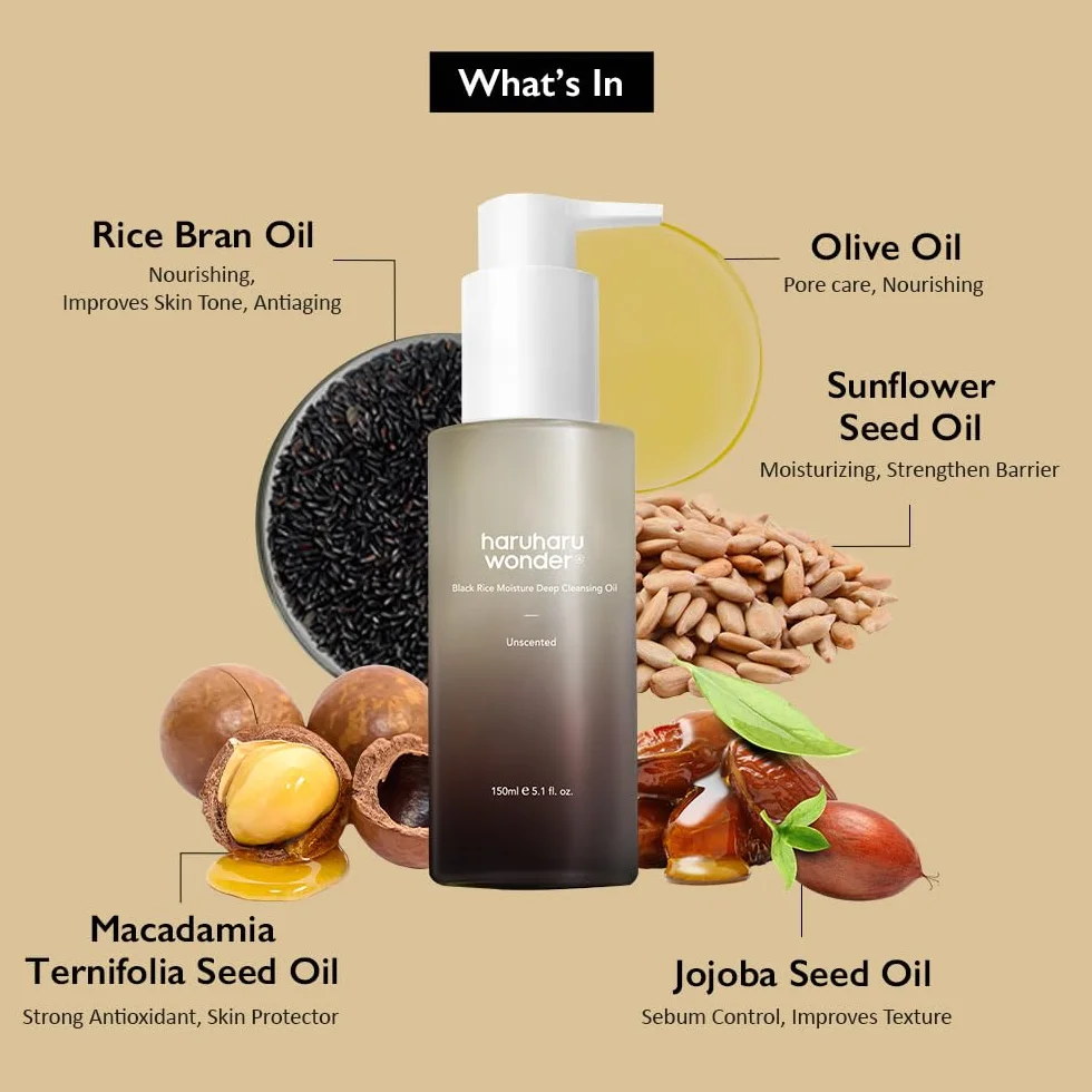 HARUHARU WONDER Black Rice Moisture Deep Cleansing Oil 150 ml