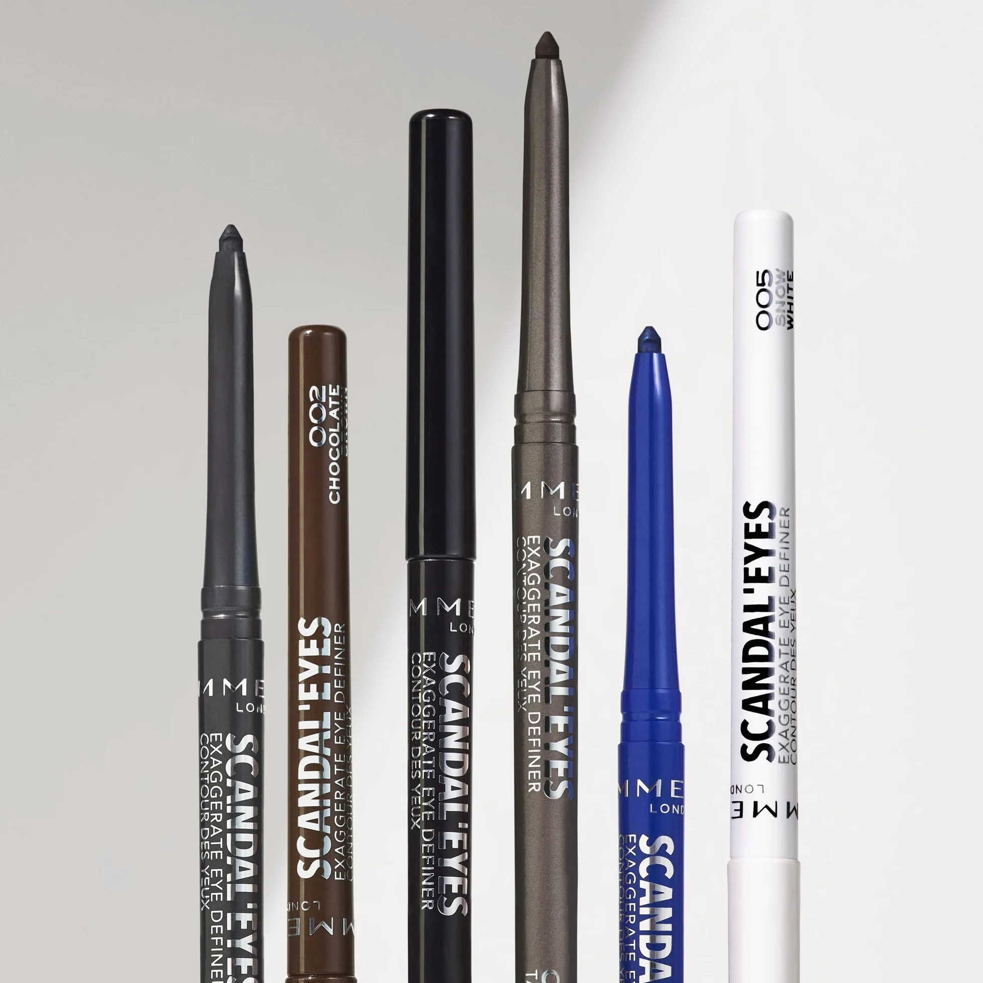 Rimmel London ScandalEyes Exaggerate Eye Definer Matita Occhi Waterproof 001 Intense Black 0.35g