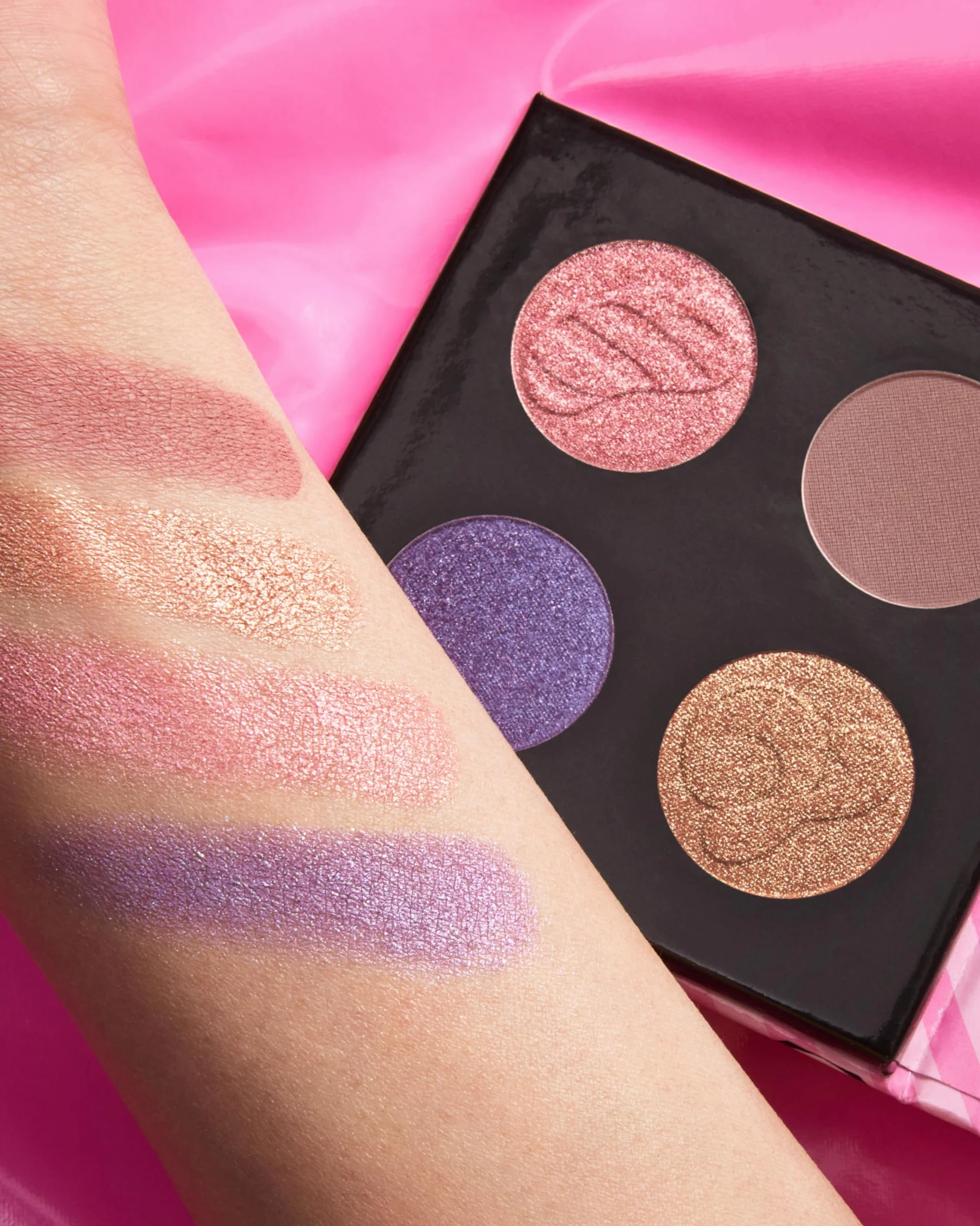 KIKO Milano Candy Crush™ Multi Finish Eyeshadow Palette 03, Palette Con 4 Ombretti Dal Finish Opaco, Metallico E Brillante