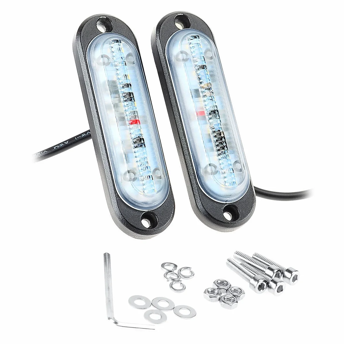 KAWELL LED Light Bar 14,5cm 10W DC10-30V 6500K 770LM Off Road per ATV SUV Boat