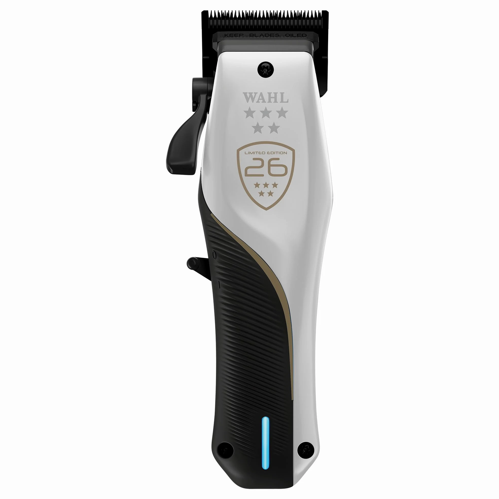 Wahl Vapor CE, Tagliacapelli Cordless, Lama F32 Fadeout | Tagliacapelli senza Cavo, Lama F32 Fadeout a 32 Denti Zero-gap, Motore Brushless 8000 Giri/min, Batteria 2,5 Ore