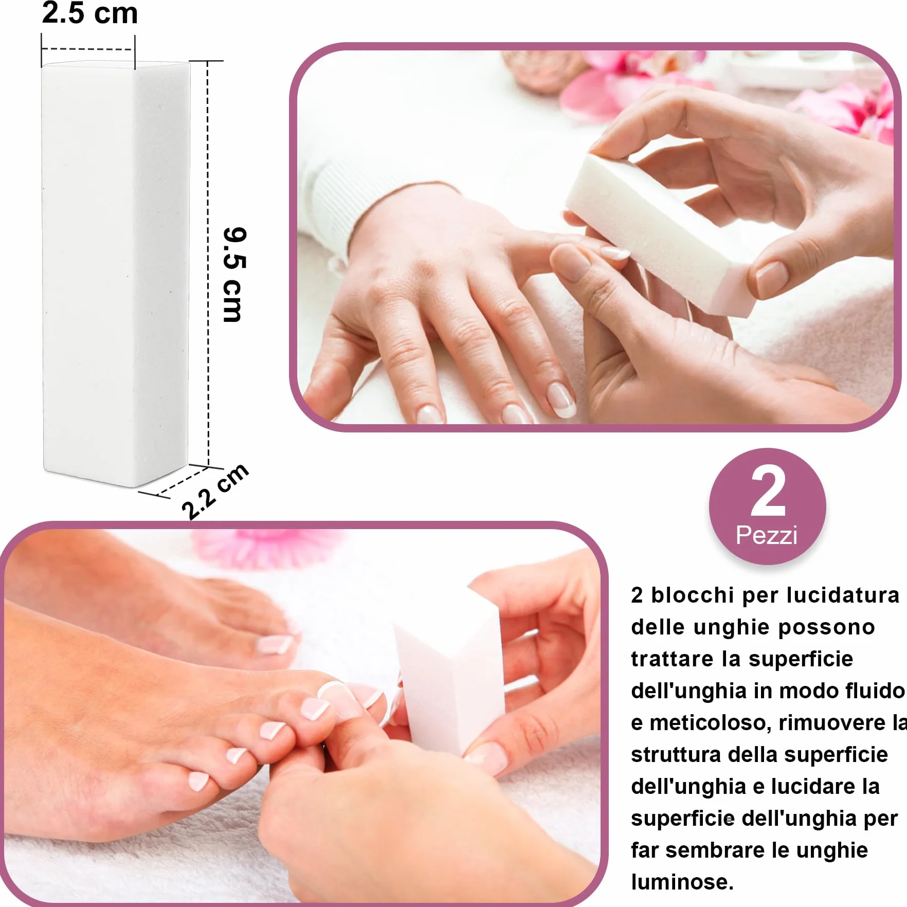 14 Pezzi Lime e Buffer per Unghie Riutilizzabili, Set Completo con Spingi Cuticole, Tronchesino Professionale e Accessori per Manicure e Pedicure, Nail Care per Casa e Salone