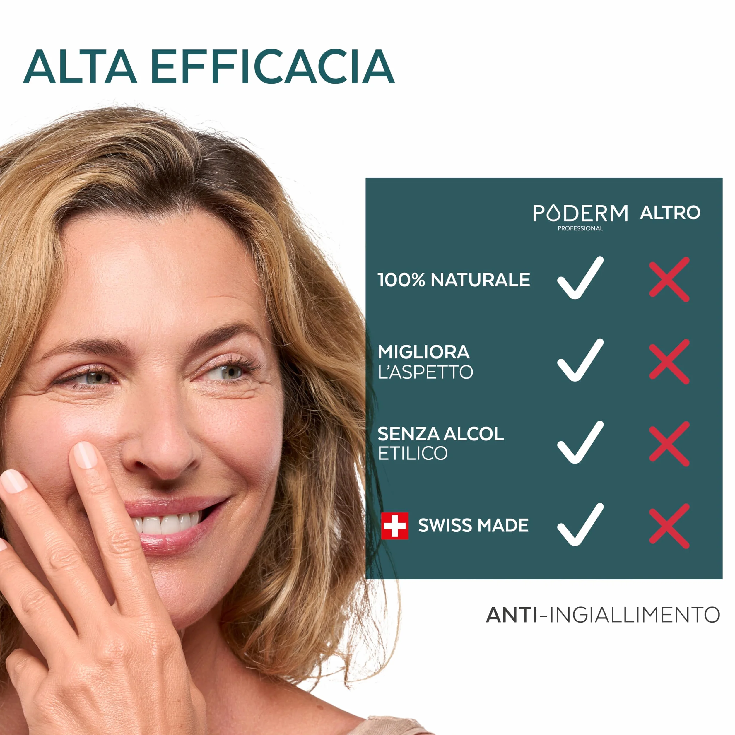 PODERM Tea Tree Riparatore Unghie 6 ml Siero 4-in-1 Swiss Made