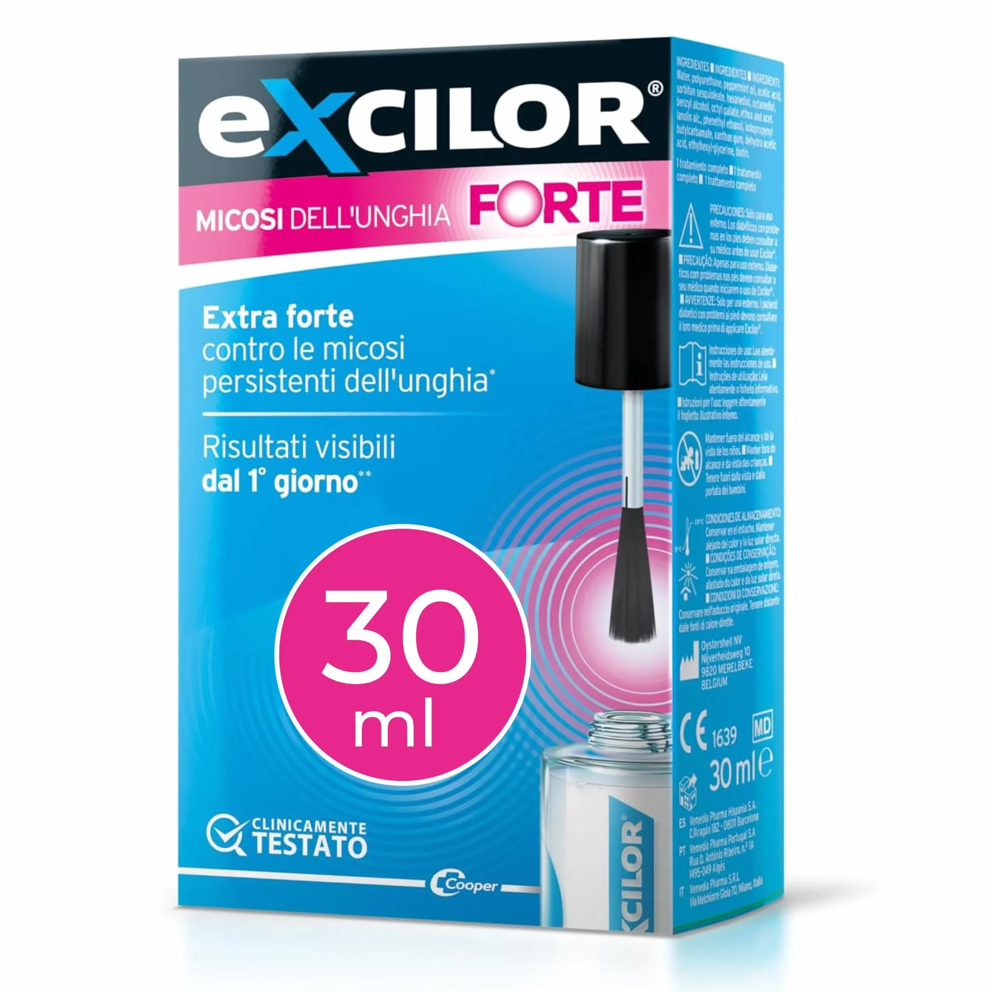 Excilor Micosi dell’unghia Forte, Trattamento Micosi Unghia Attivo, 30 ml