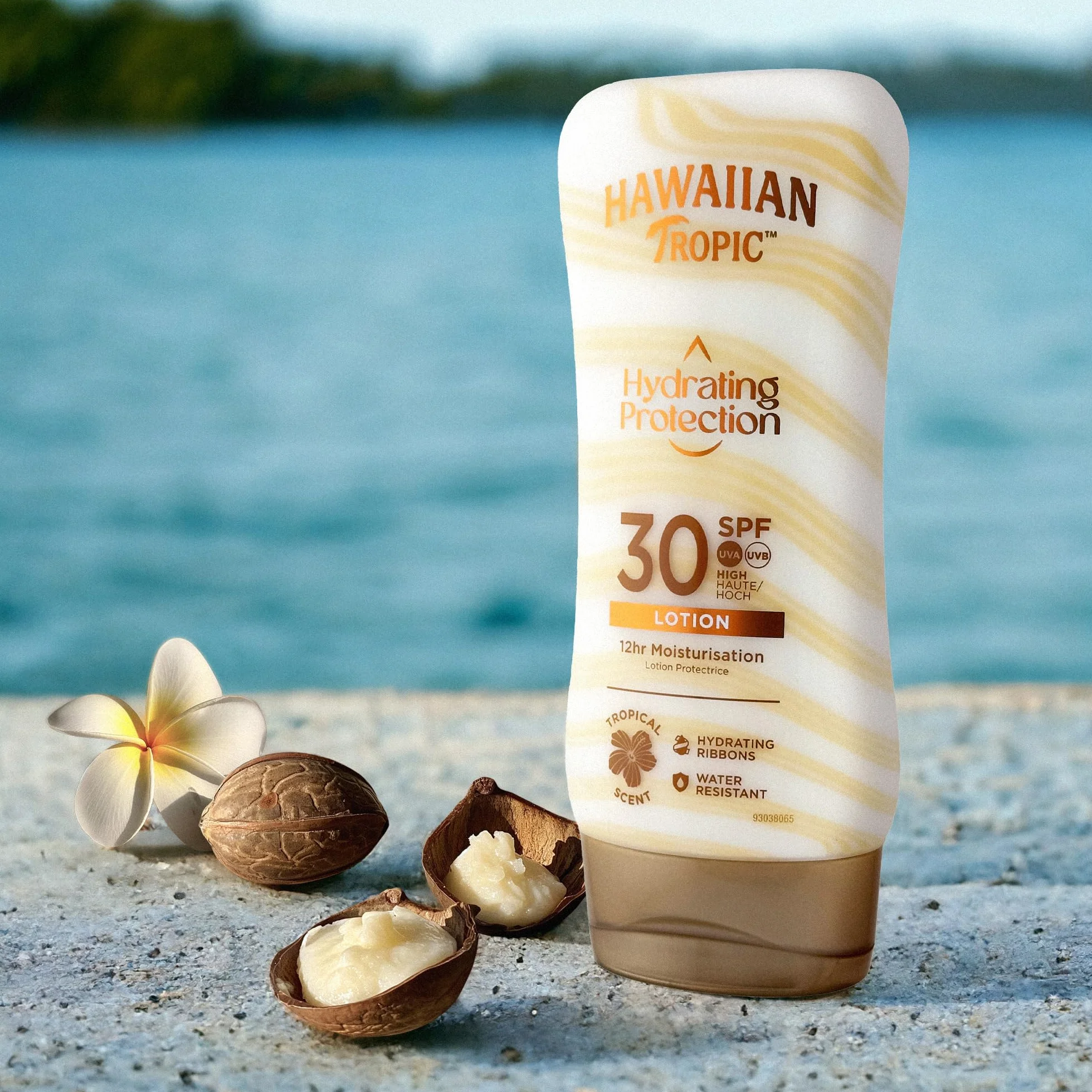 Hawaiian Tropic Lozione Solare Hydrating Protection Sunscreen SPF 30 180 ml