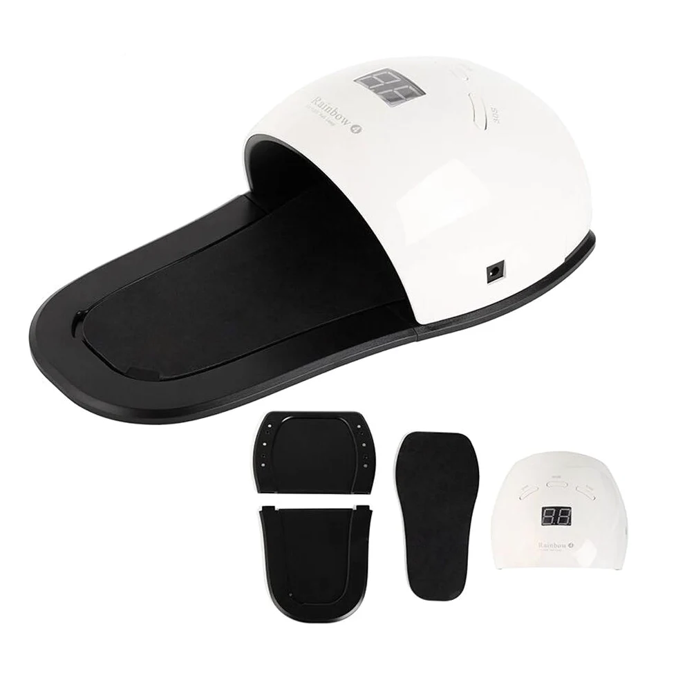 Lampada per Unghie 2in1UV Essiccatore per Unghie a LED 48W,Utilizzato Nelle Unghie Delle Mani e dei Piedi,Nuova Versione Professionale della Lampada per Unghie a Polimerizzazione Rapida, Regali