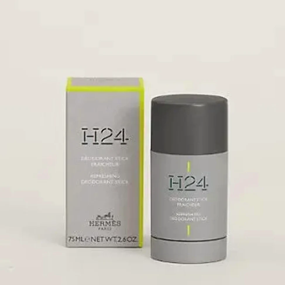 HERMES H24 - Deodorante stick rinfrescante da uomo, 73,7 g