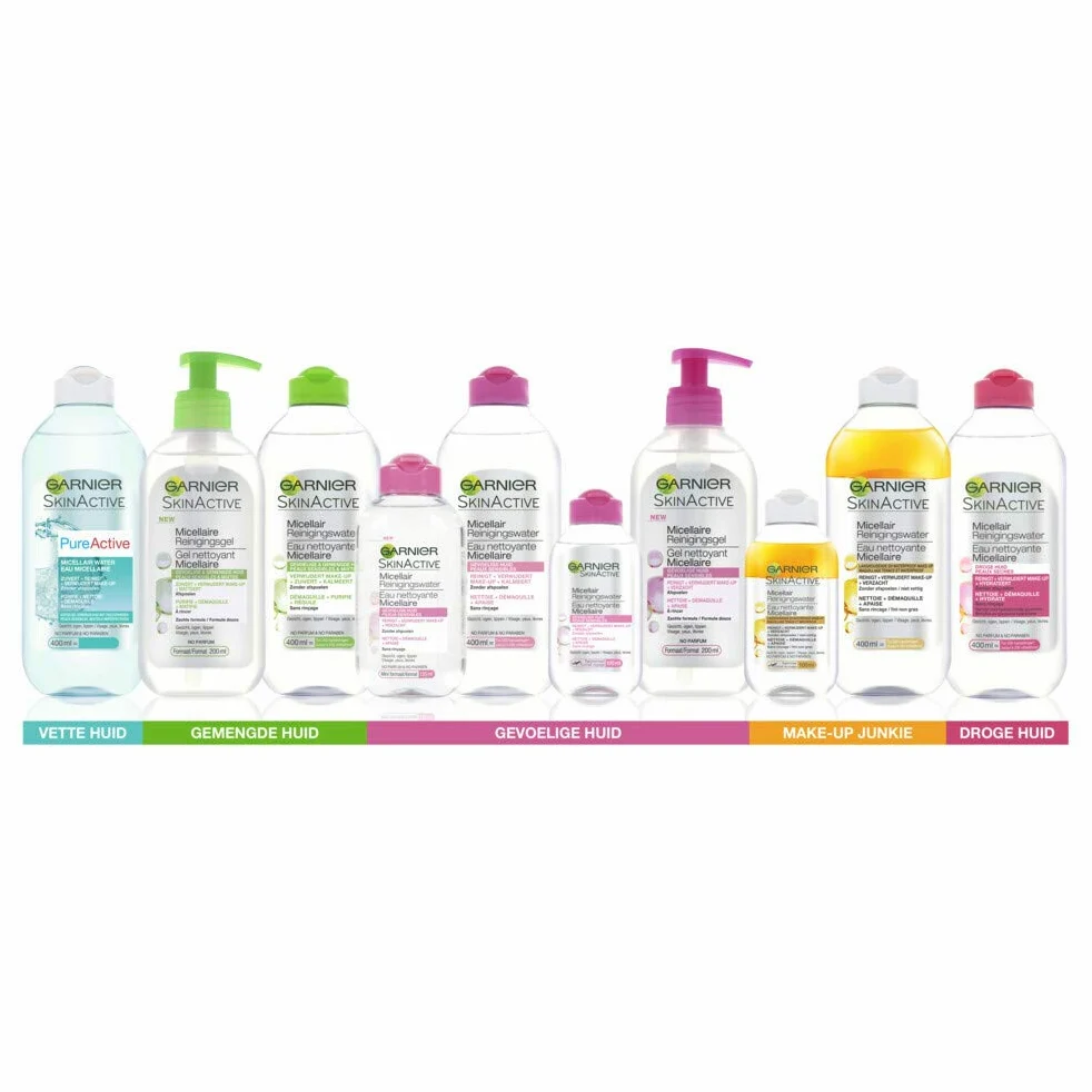 6 x Garnier acqua micellare detergente in olio, 400 ml