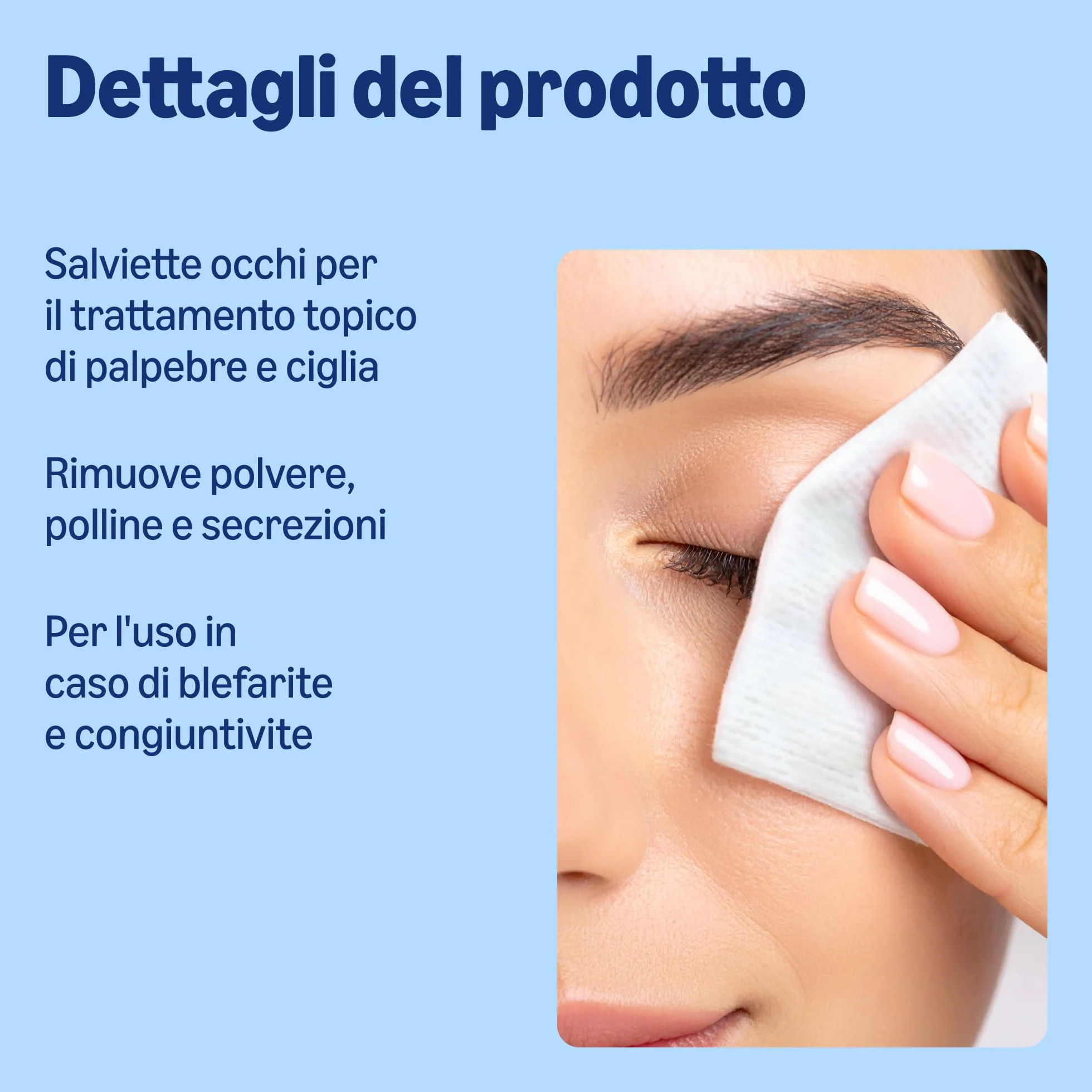 Amazon Salviettine Detergenti Palpebre Trattamento Perioculare Adulti Bambini Inodori 60 Pezzi