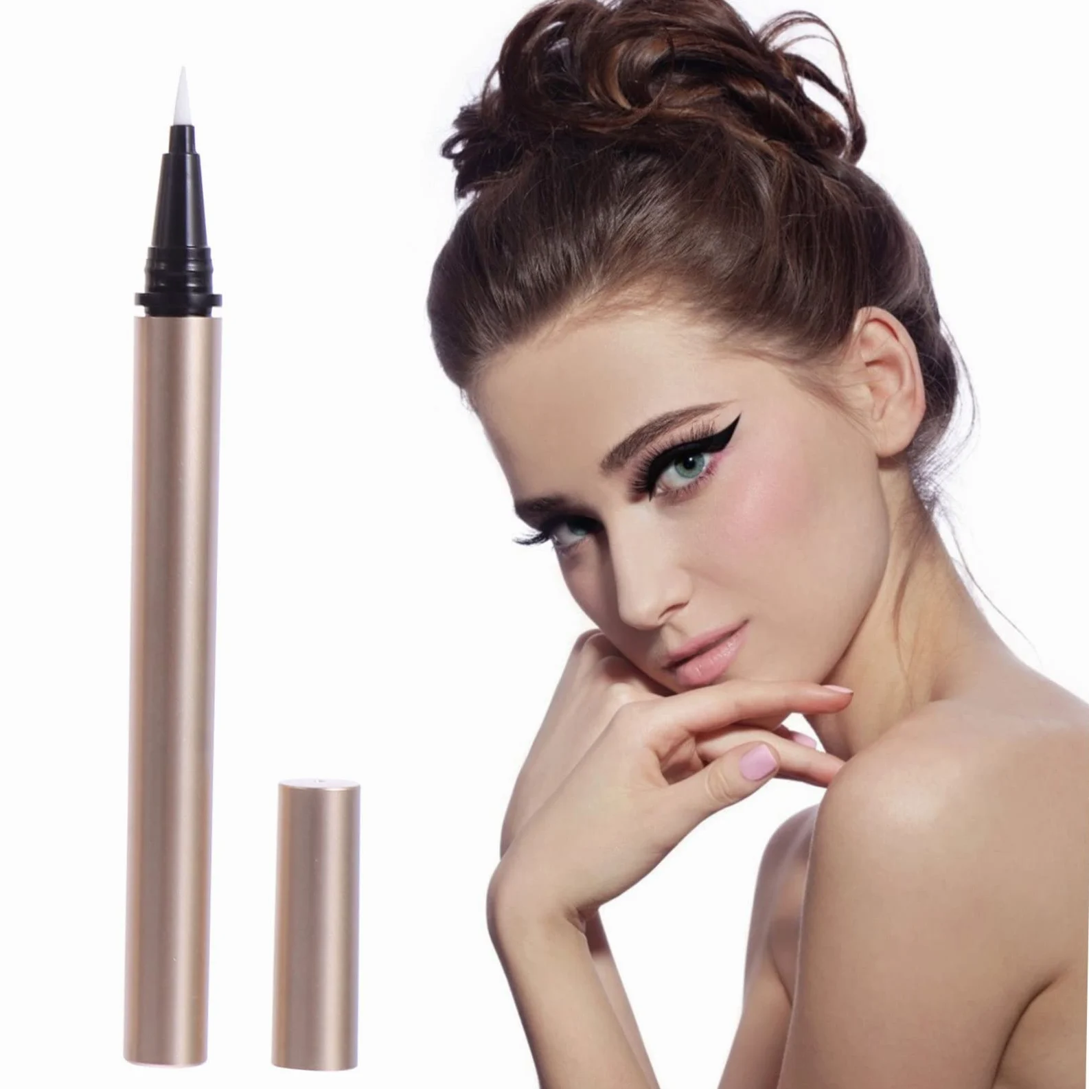 Didiseaon 15pezzi Per Eyeliner Ricaricabile Per Eyeliner Applicatore Portatile Per