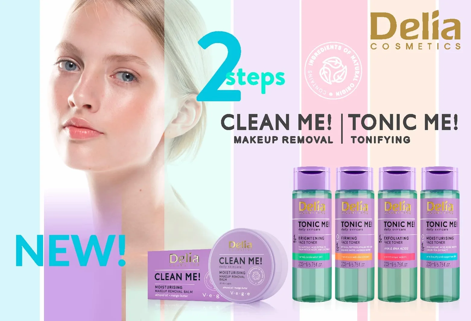 Delia Cosmetics Clean Me Struccante per viso e occhi 40g