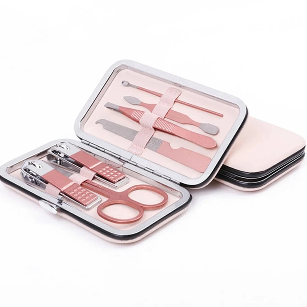 Set Tagliaunghie E Tagliapiedi in Oro Rosa, Set Tagliaunghie, Set da 7 Pezzi