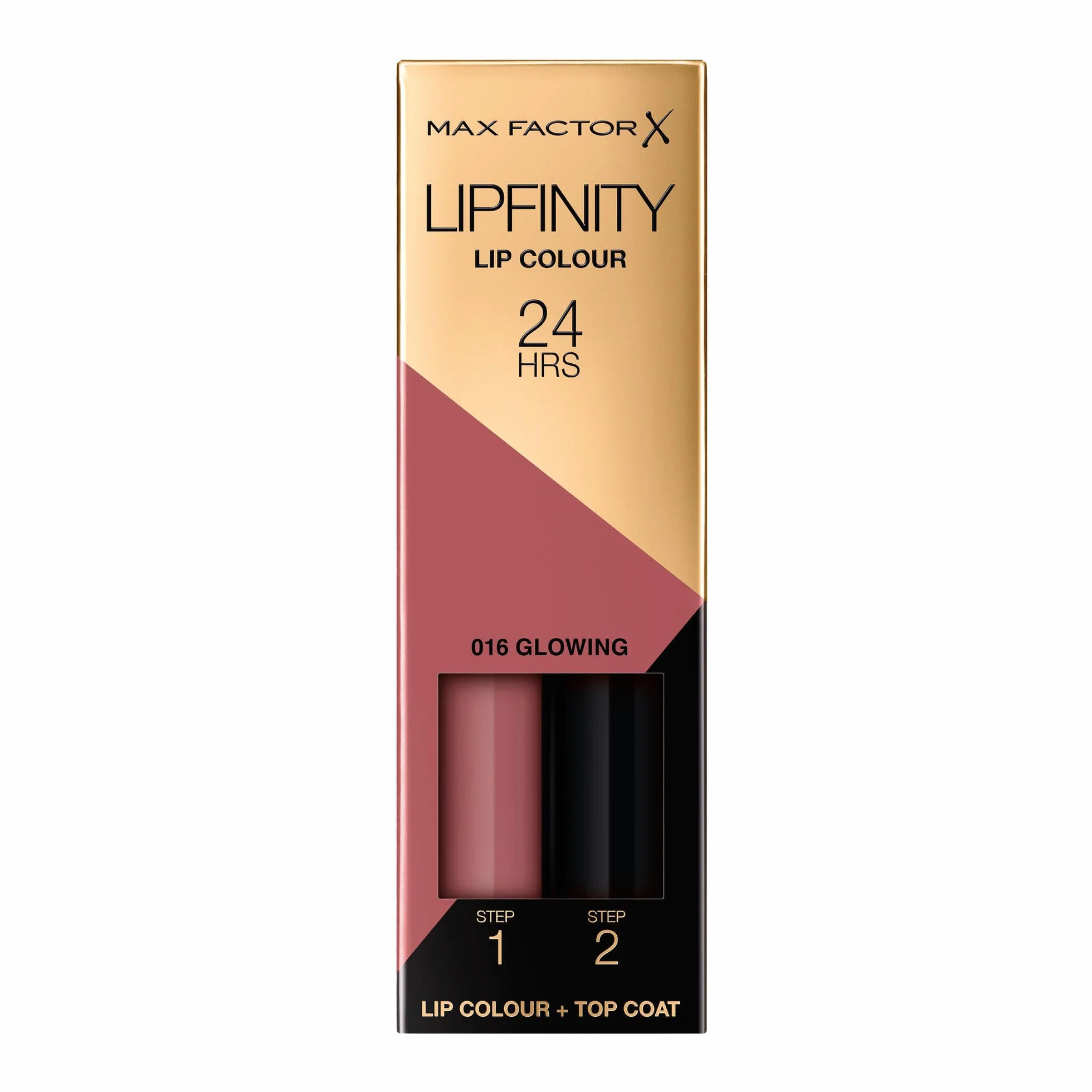 Max Factor Lipfinity Lip Colour Rossetto Lunga Durata Nuance 016 Glowing 2.3 ml 1.9 g